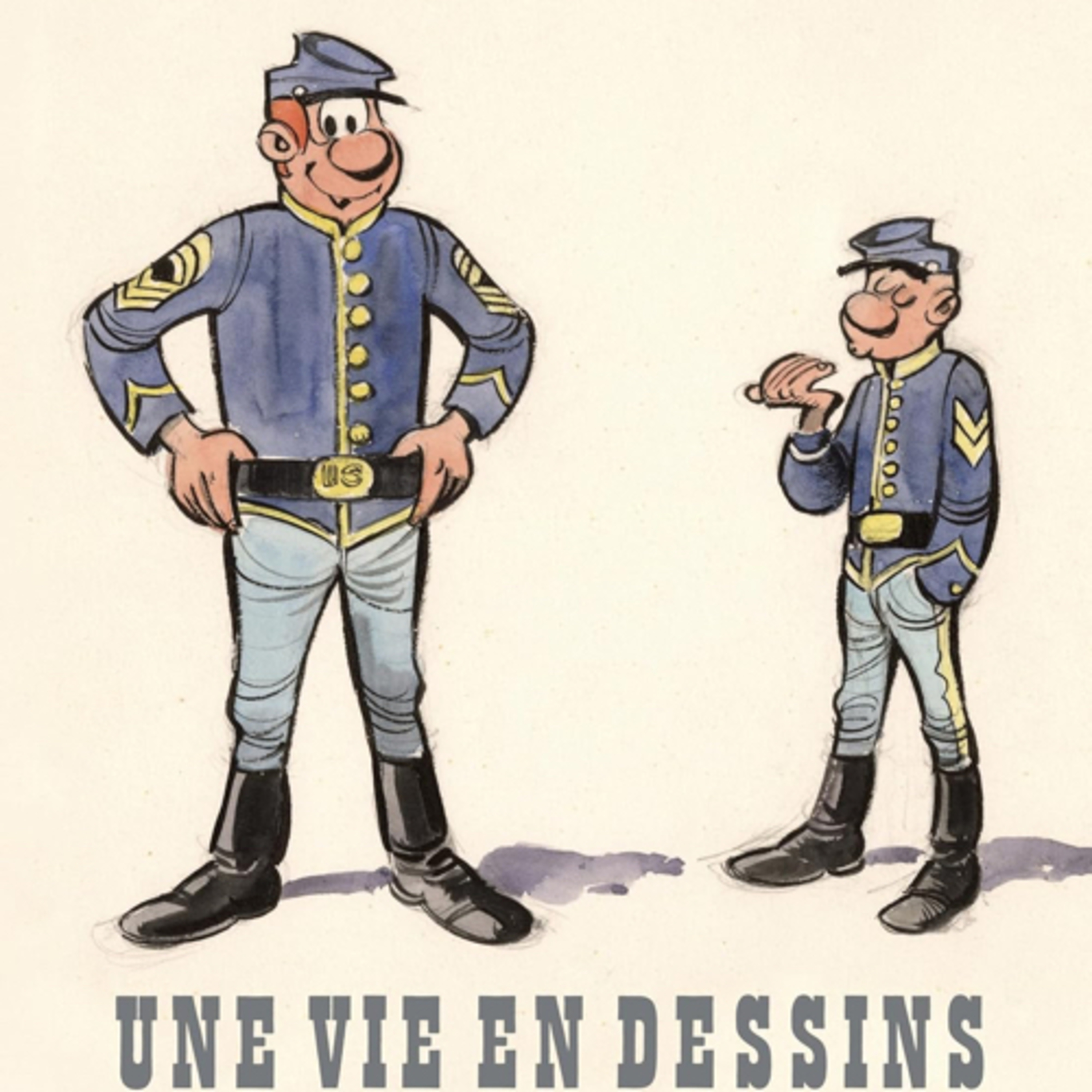 Une vie en dessins Les tuniques bleues  episode artwork