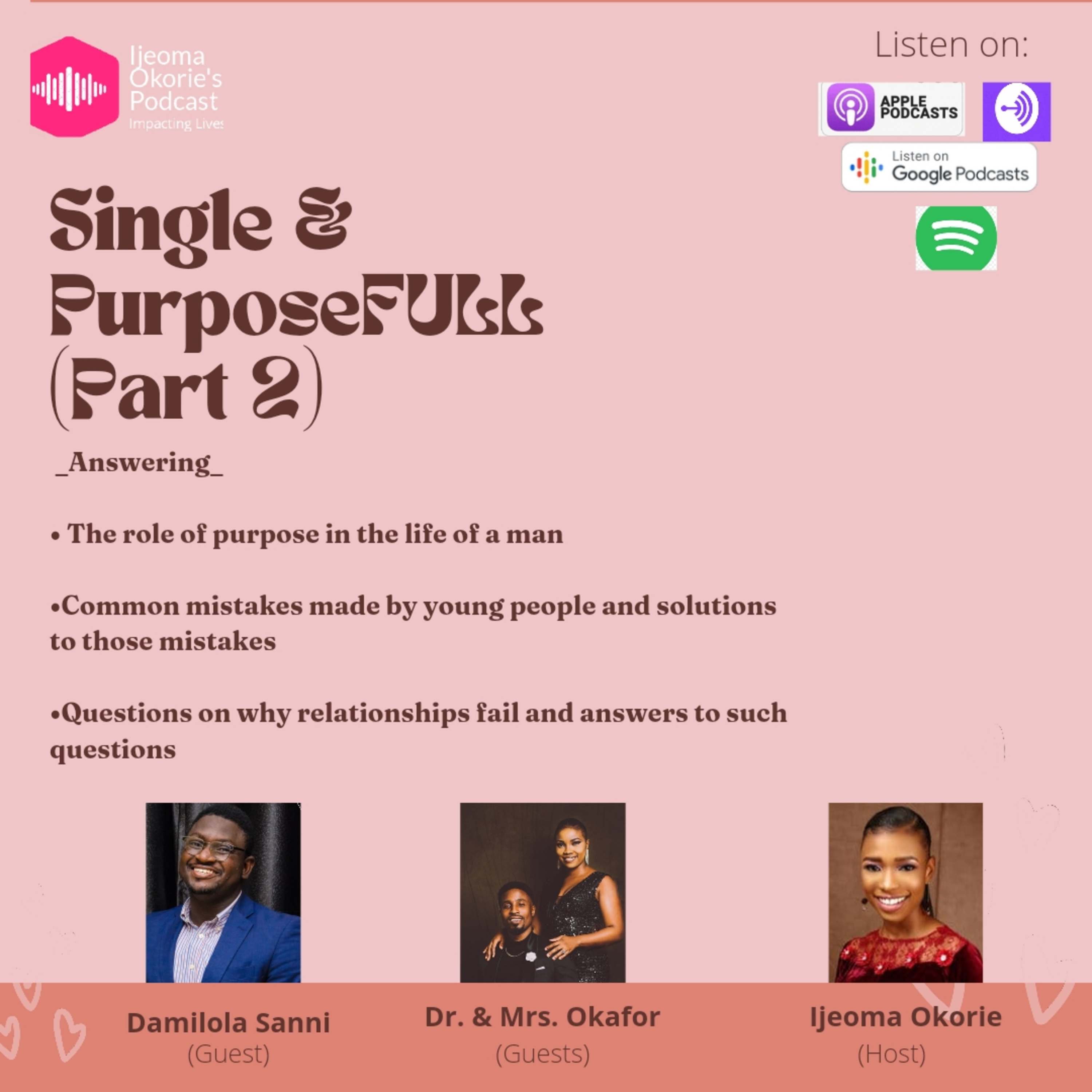 Single and PurposeFULL (Part 2) episode artwork