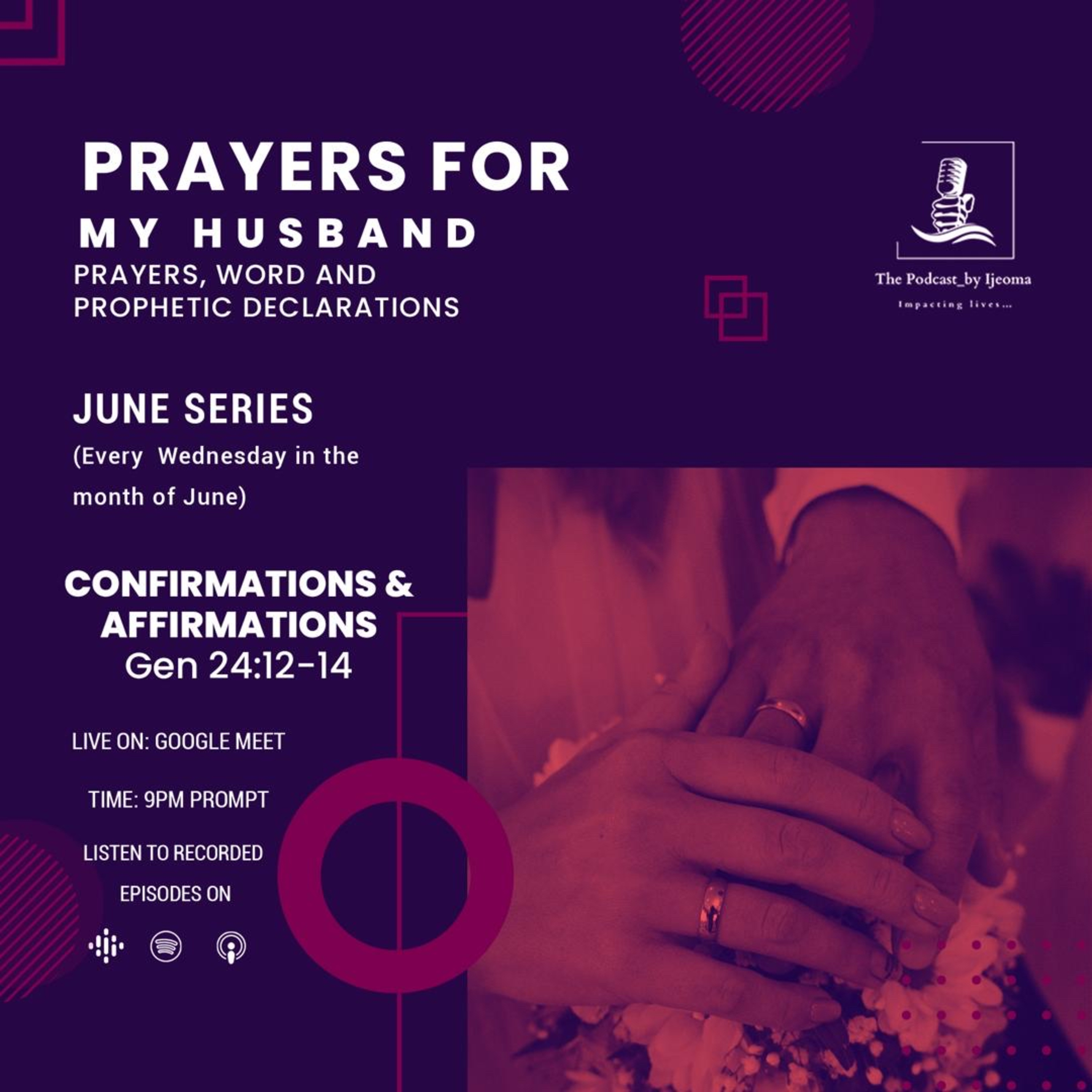 Prayers for my Husband (Confirmations & Affirmations) episode artwork