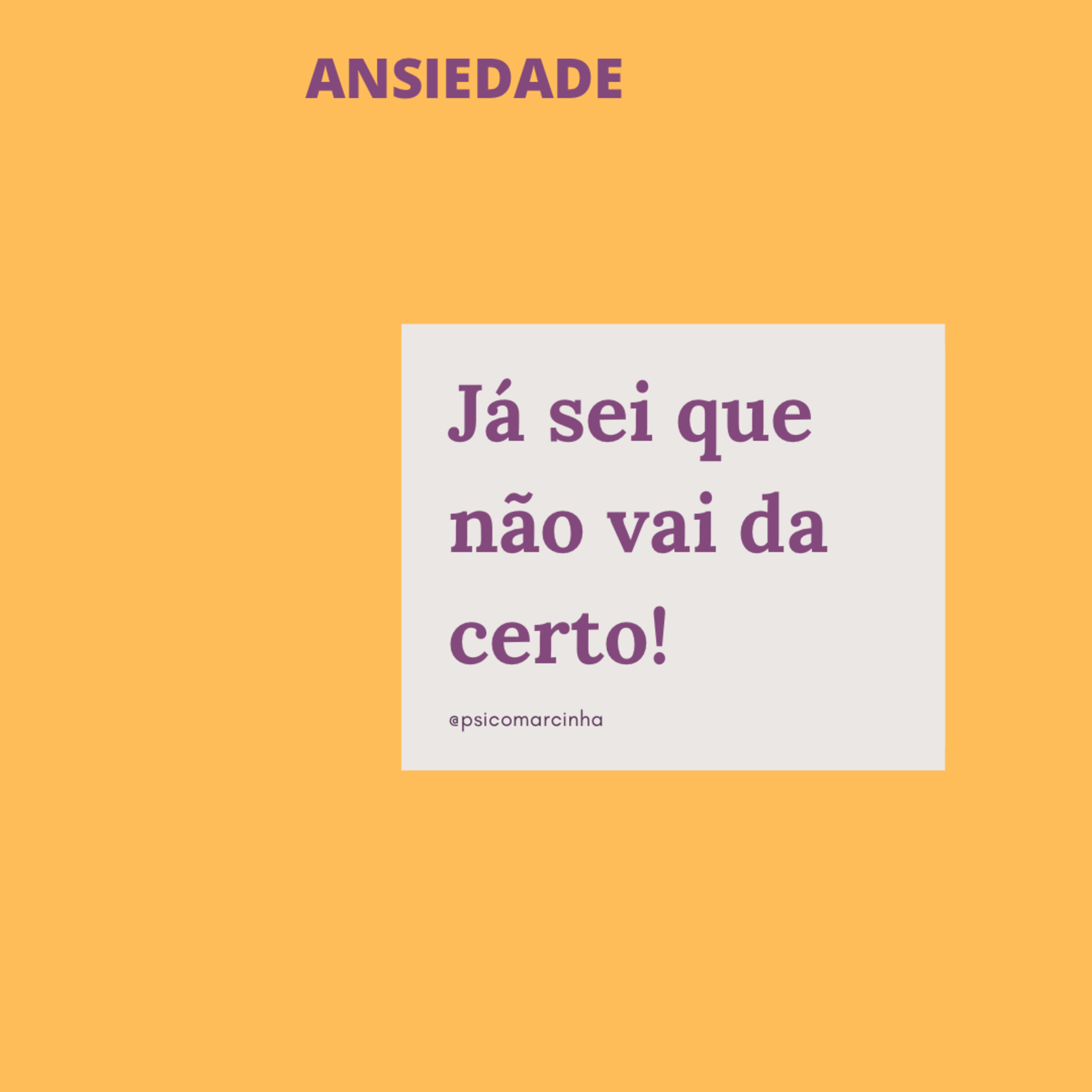 Ansiedade Ansiedade