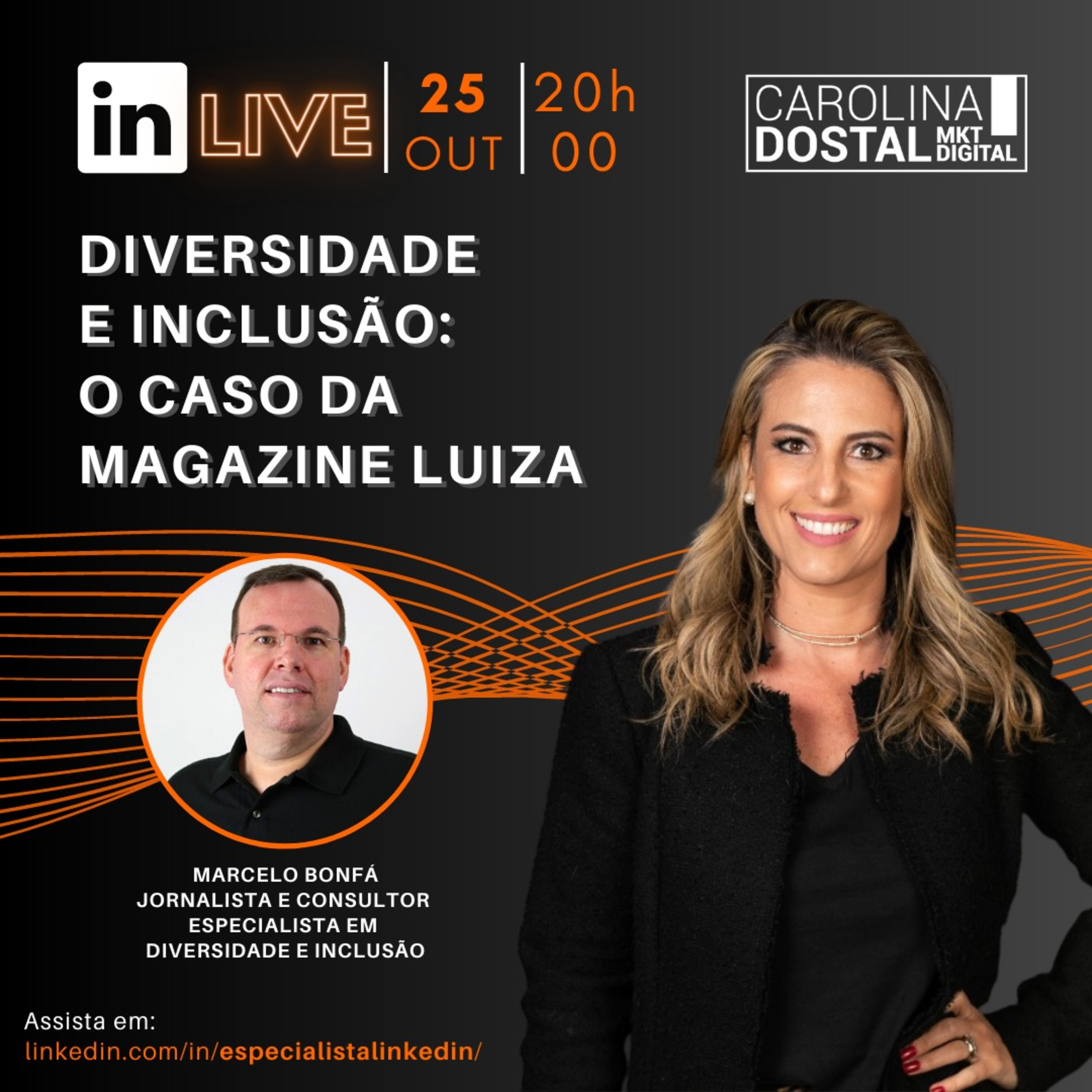 Linkedin Live com Carolina Dostal