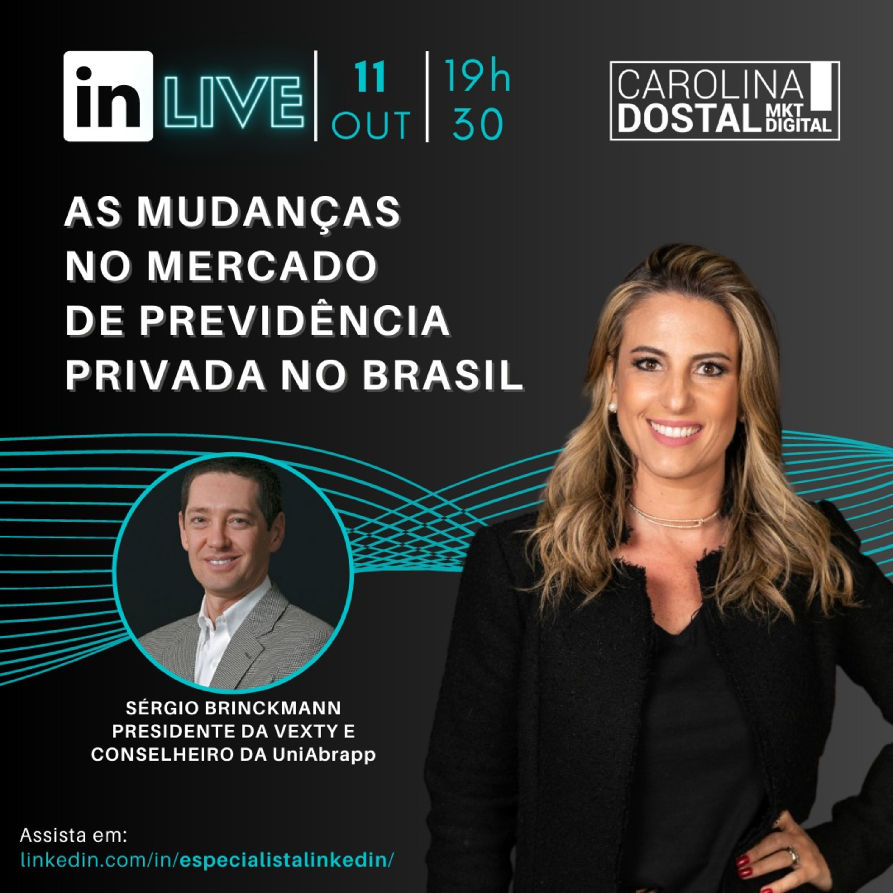 Linkedin Live com Carolina Dostal