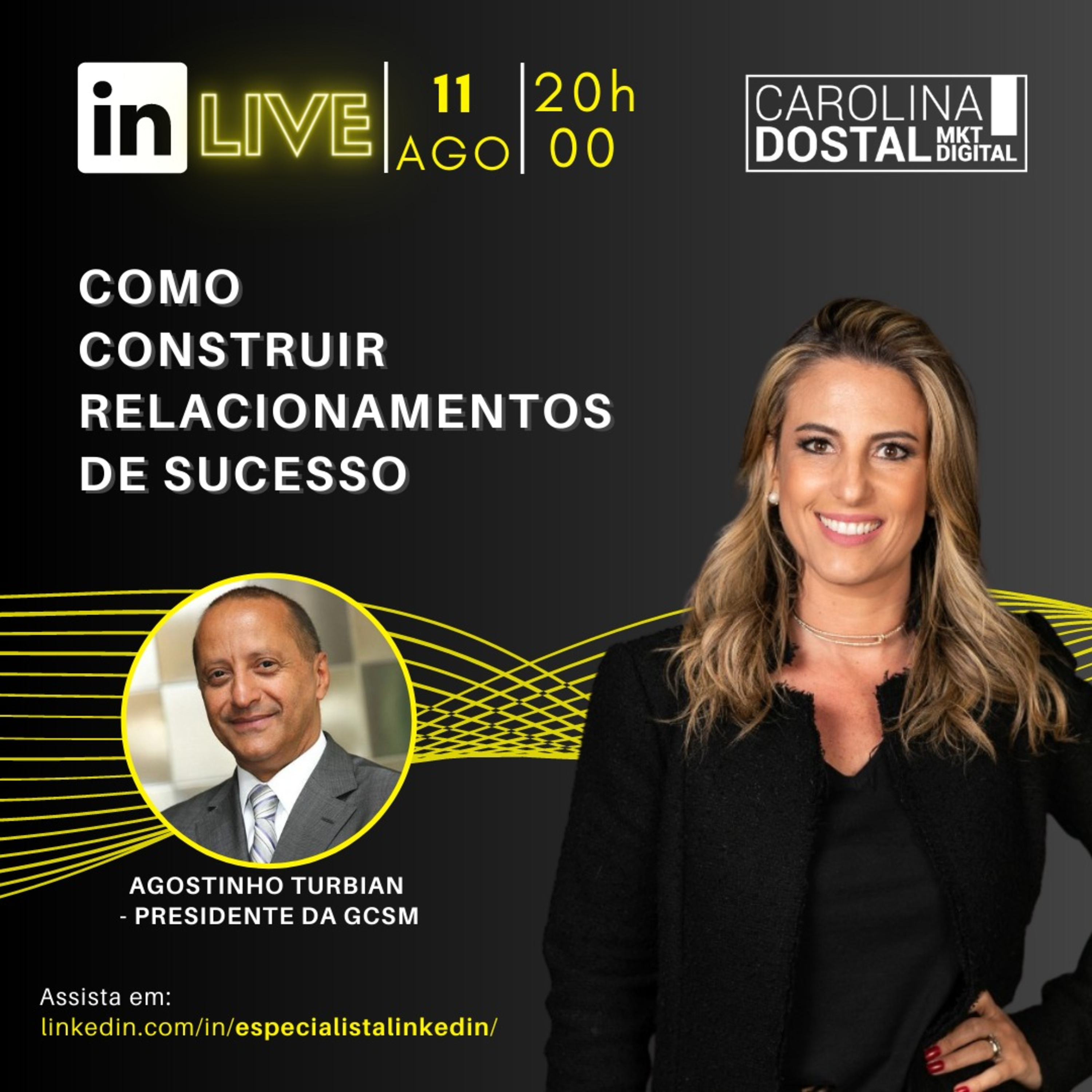 Linkedin Live com Carolina Dostal