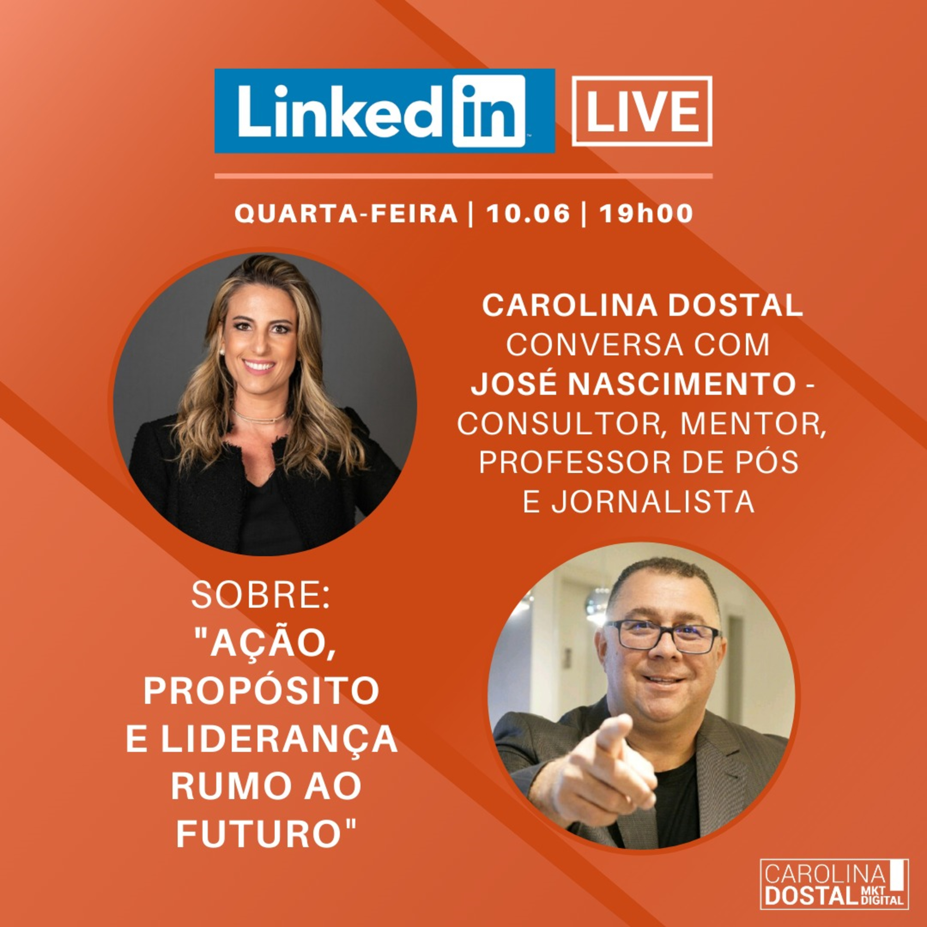 Linkedin Live com Carolina Dostal