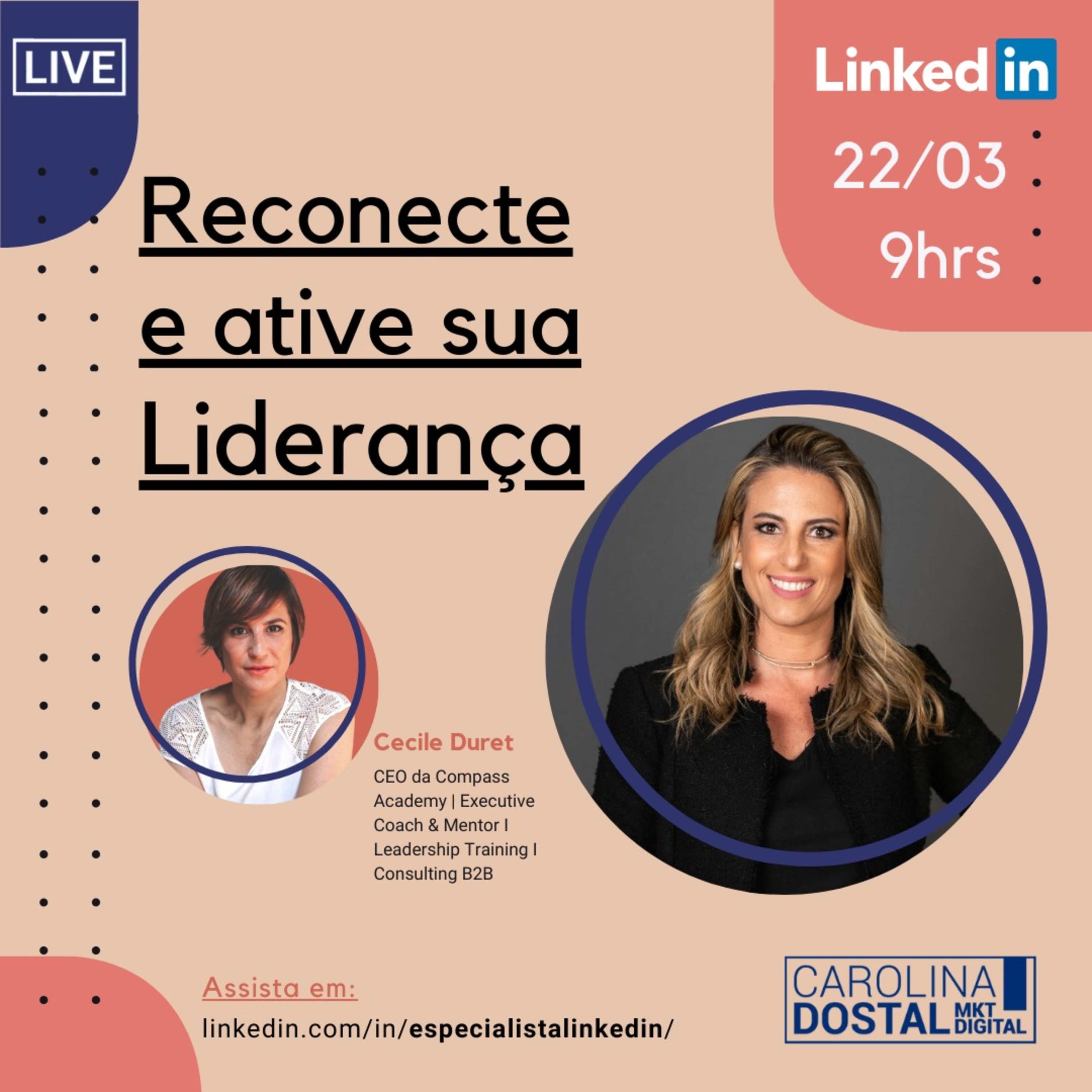 Linkedin Live com Carolina Dostal