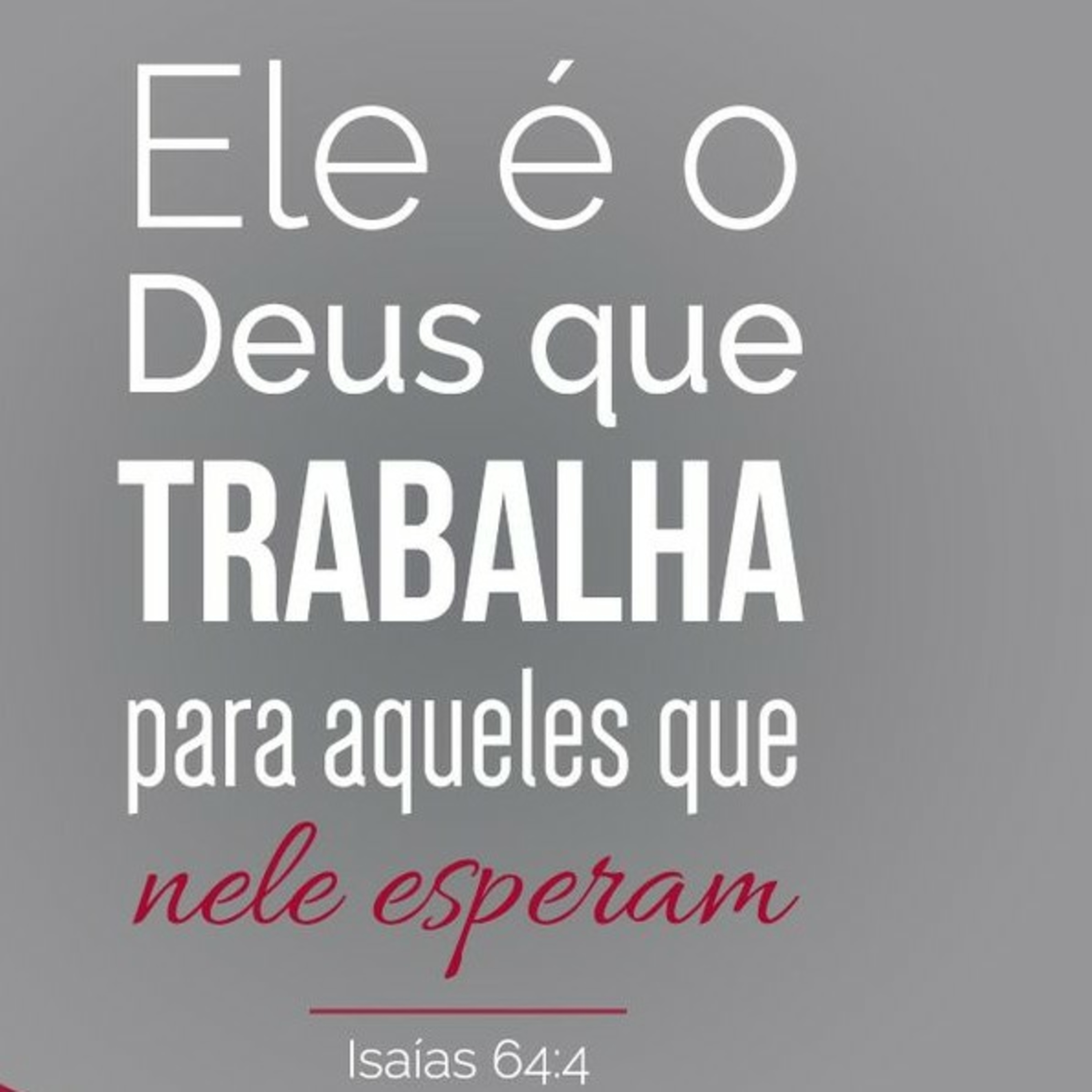 DEUS TRABALHA POR NÓS  episode artwork