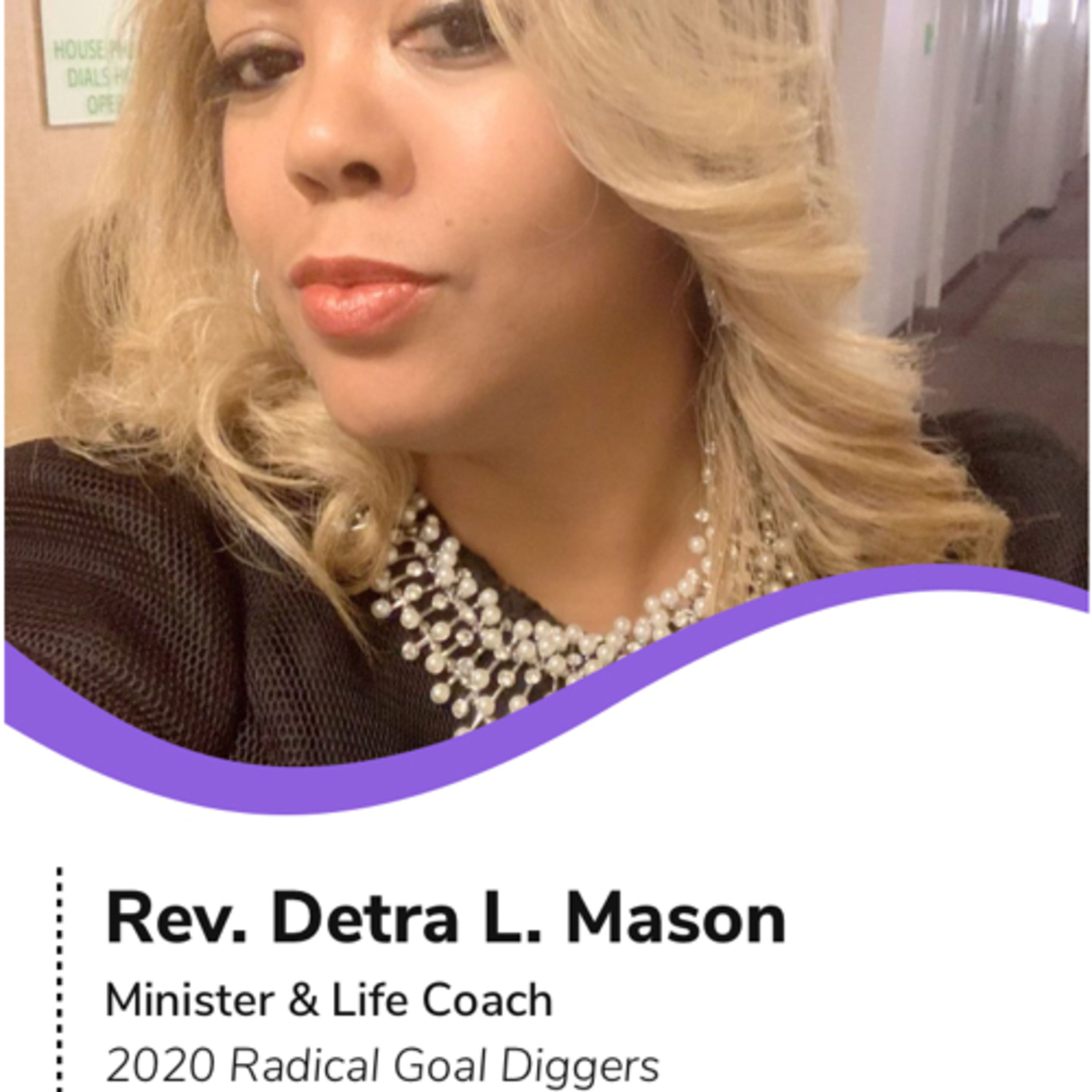 Rev Dee Goal Table Talk of 20/20 Radical Goal Diggers