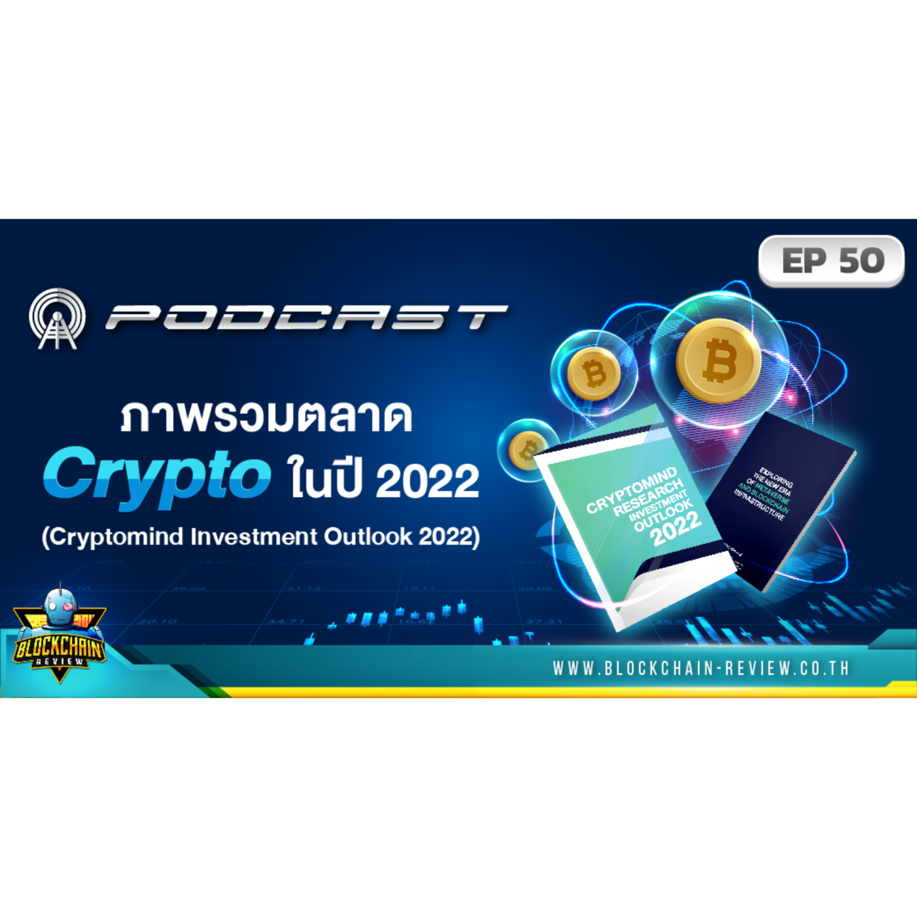 Ep-50 ภาพรวมตลาด Crypto ในปี 2022 (Cryptomind Investment Outlook 2022)