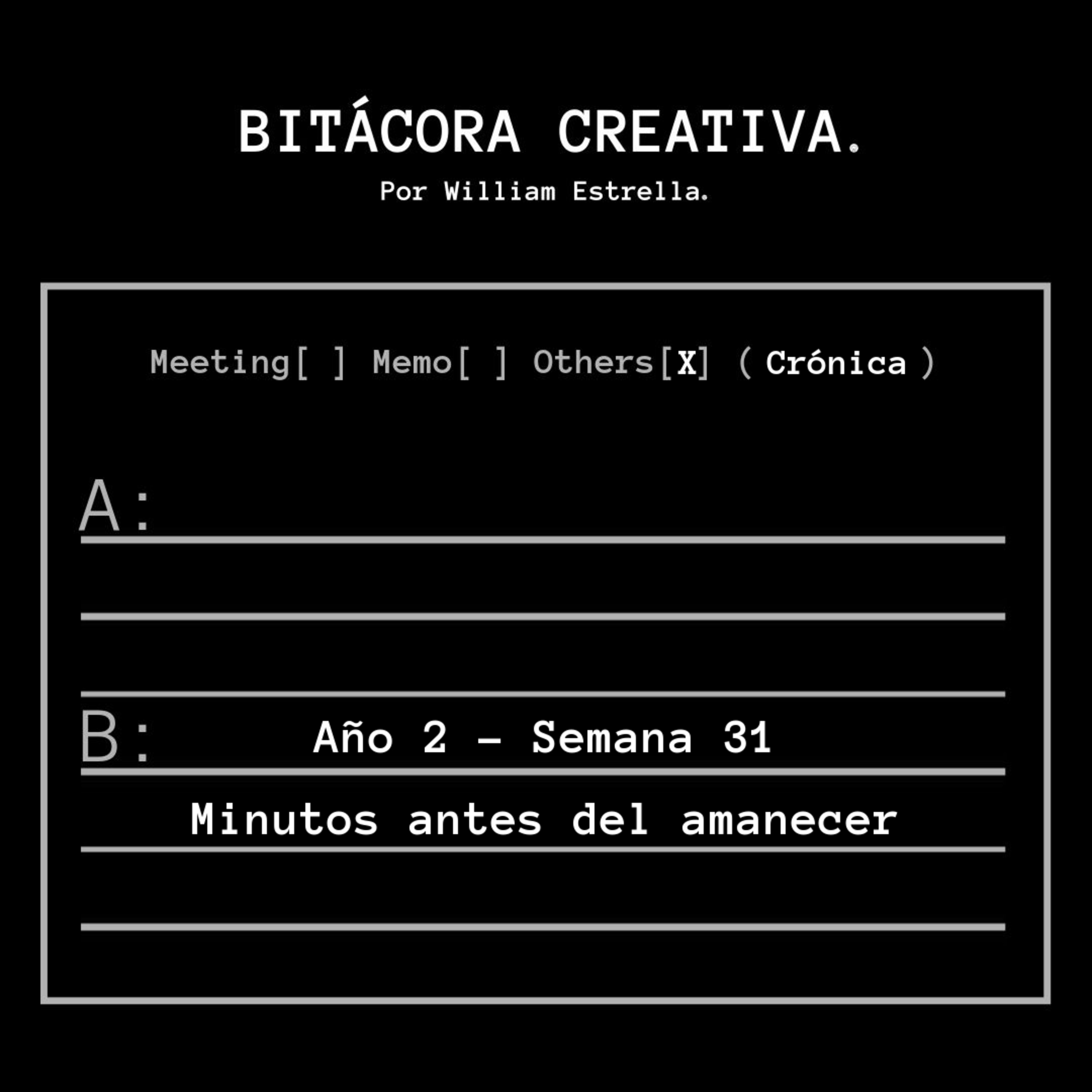 Bitácora Creativa