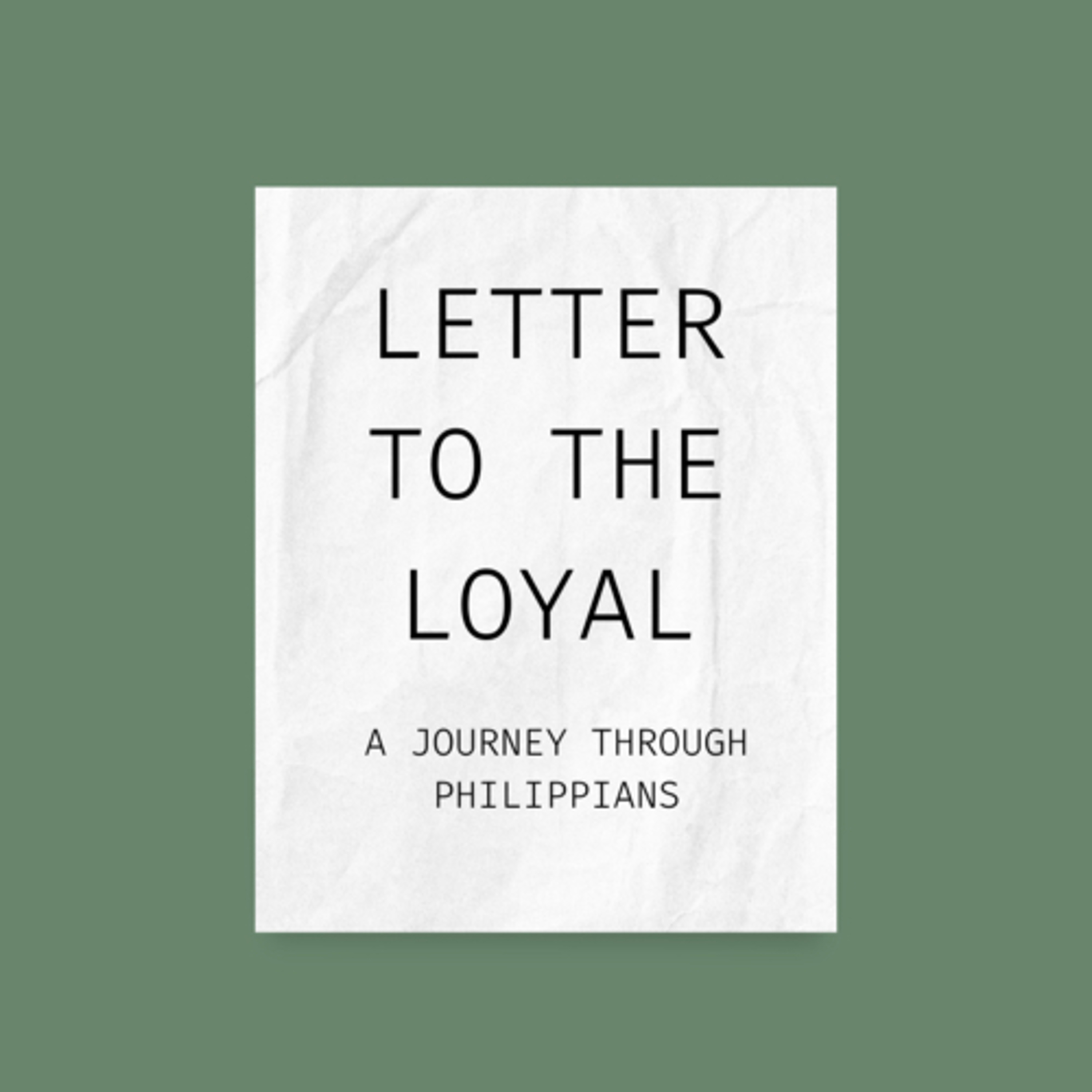 Letter To The Loyal:::The Work Has Begun And It's Good episode artwork