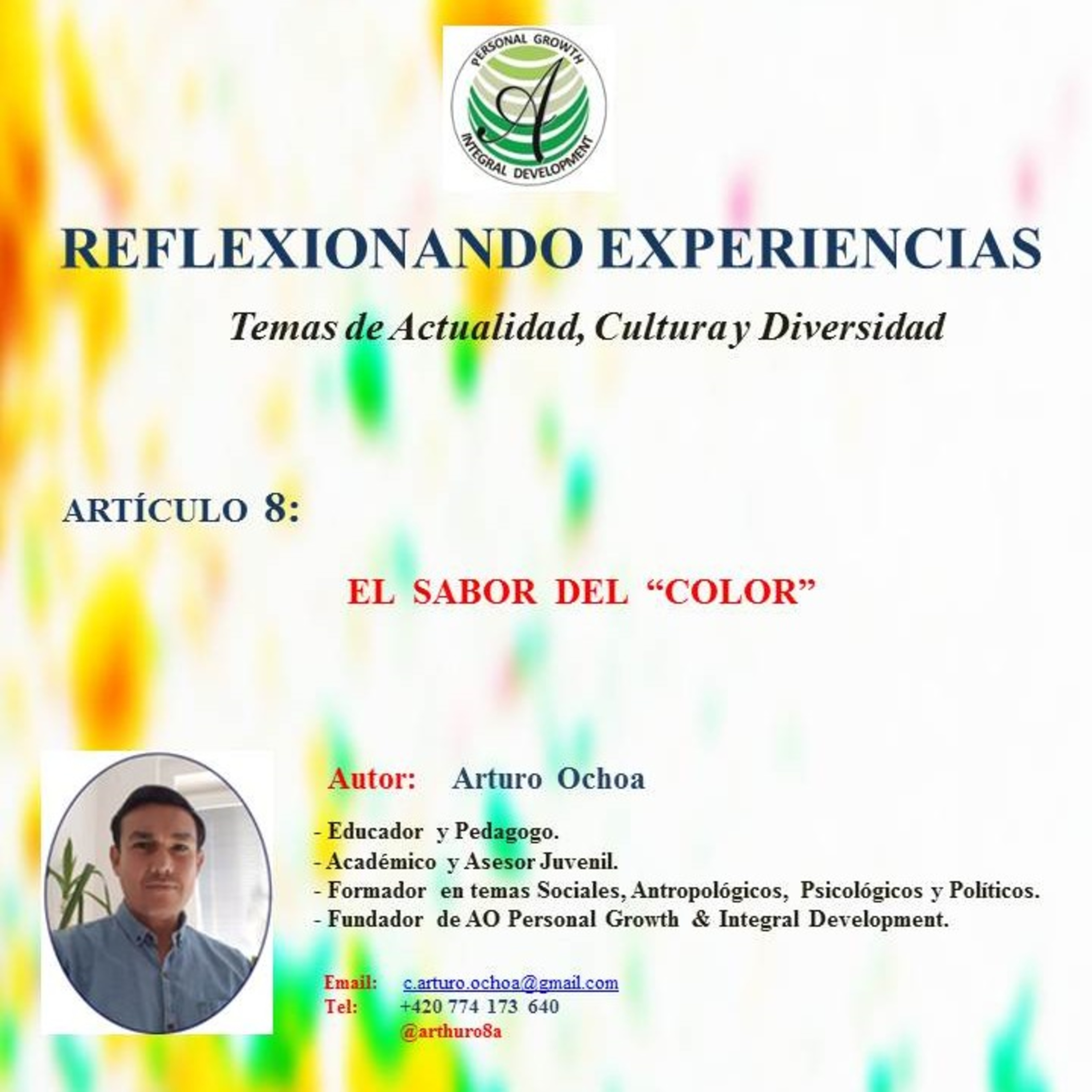 PRESENTACIÓN REFLEXIONANDO EXPERIENCIAS