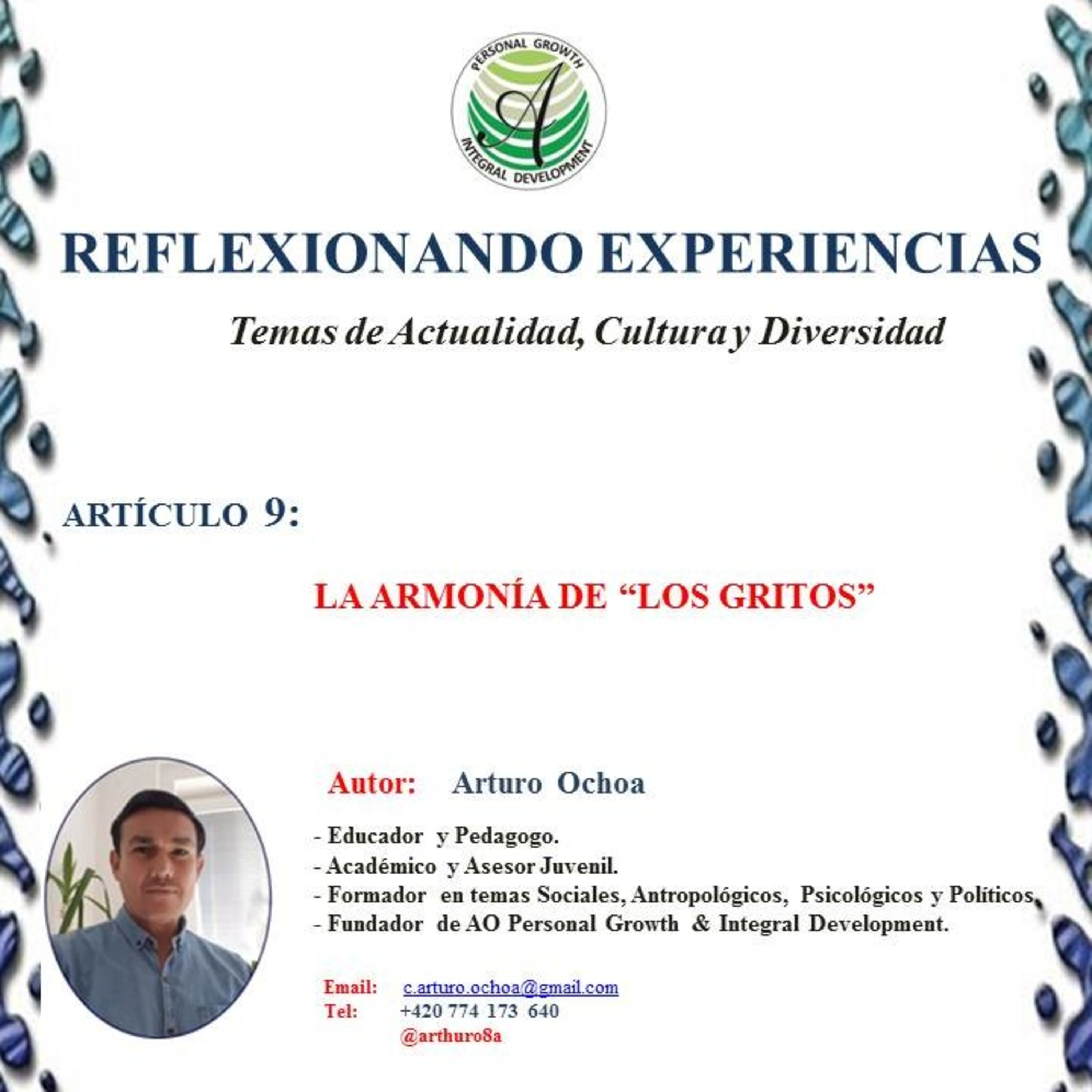 PRESENTACIÓN REFLEXIONANDO EXPERIENCIAS