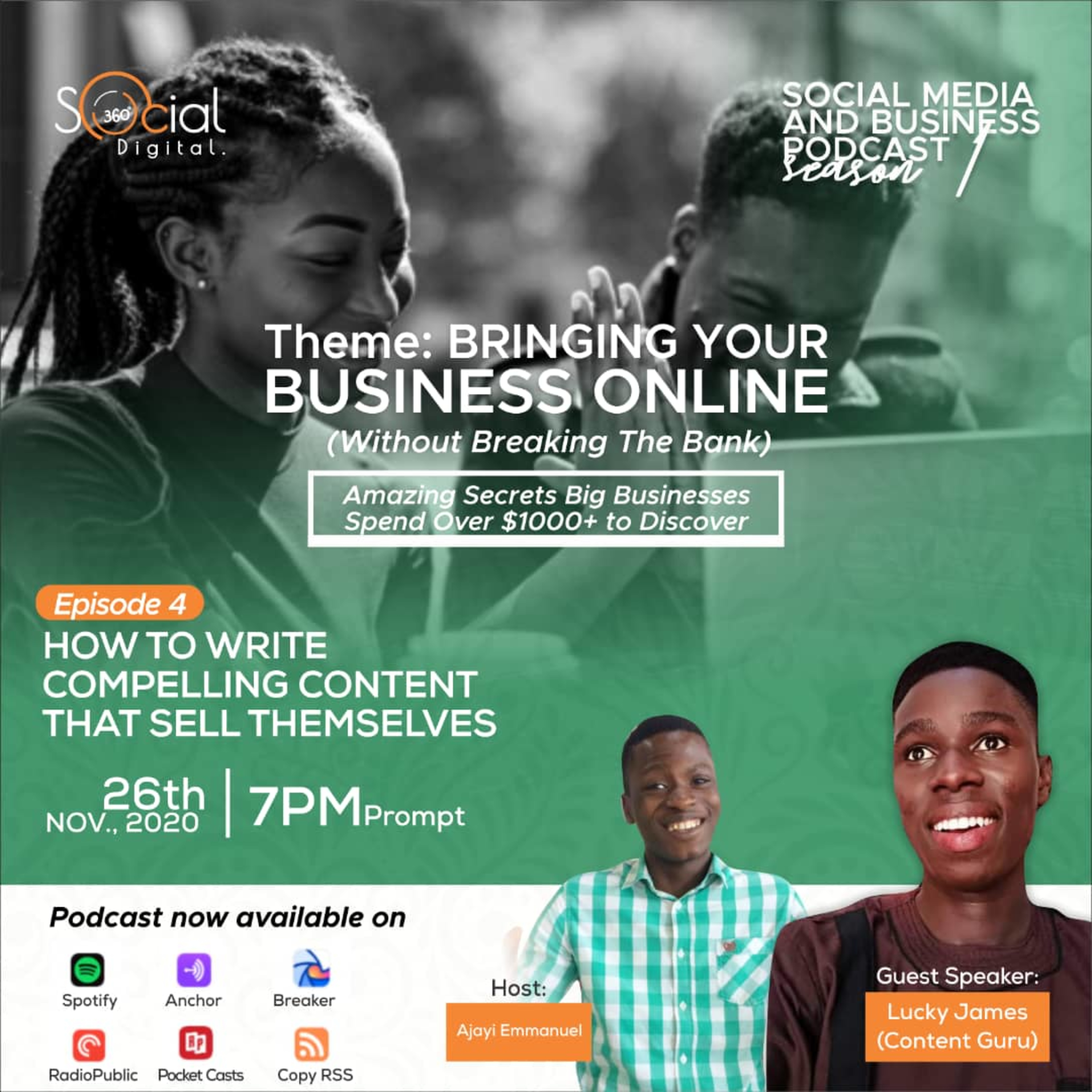 Social Media And Business Podcast W/Ajayi Emmanuel