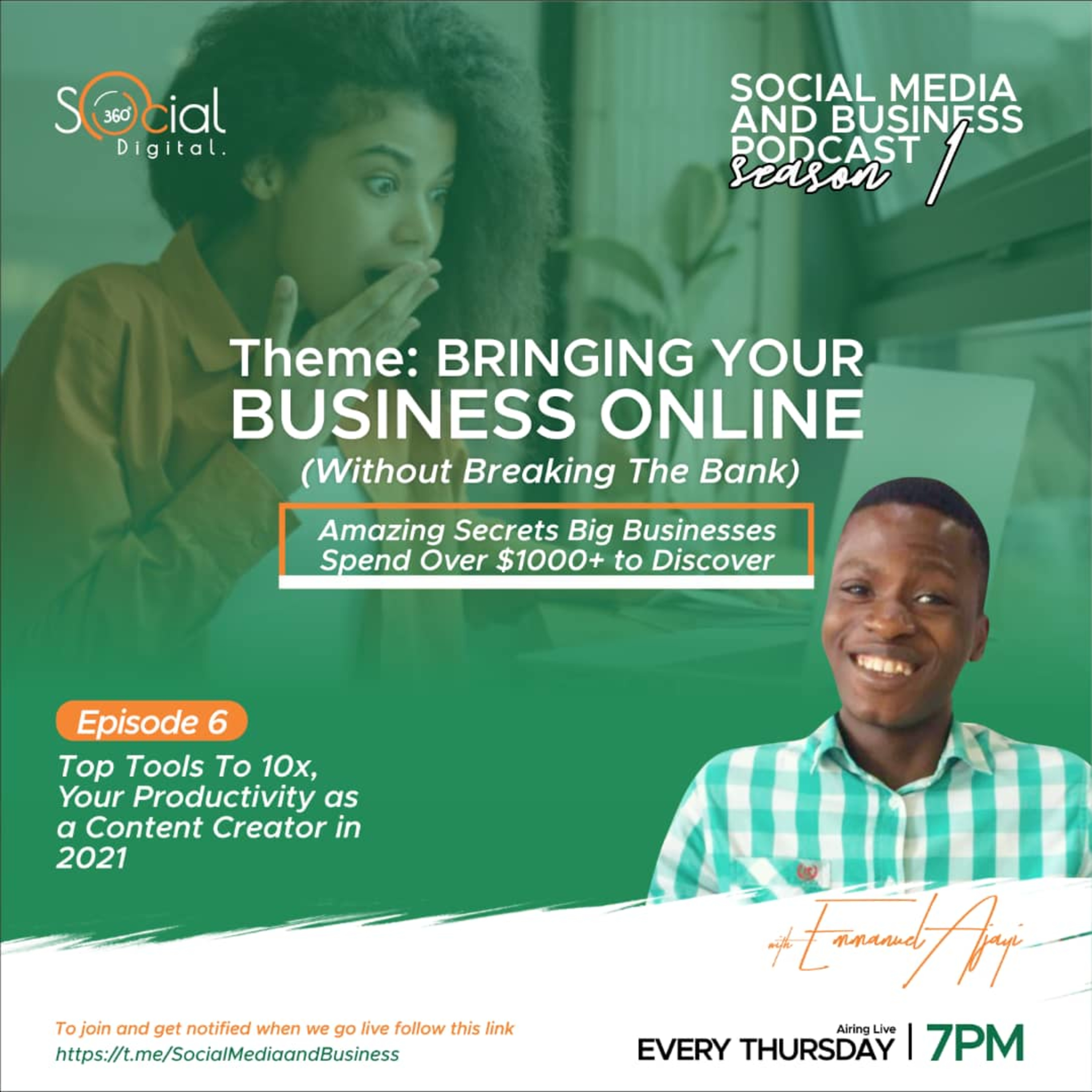 Social Media And Business Podcast W/Ajayi Emmanuel