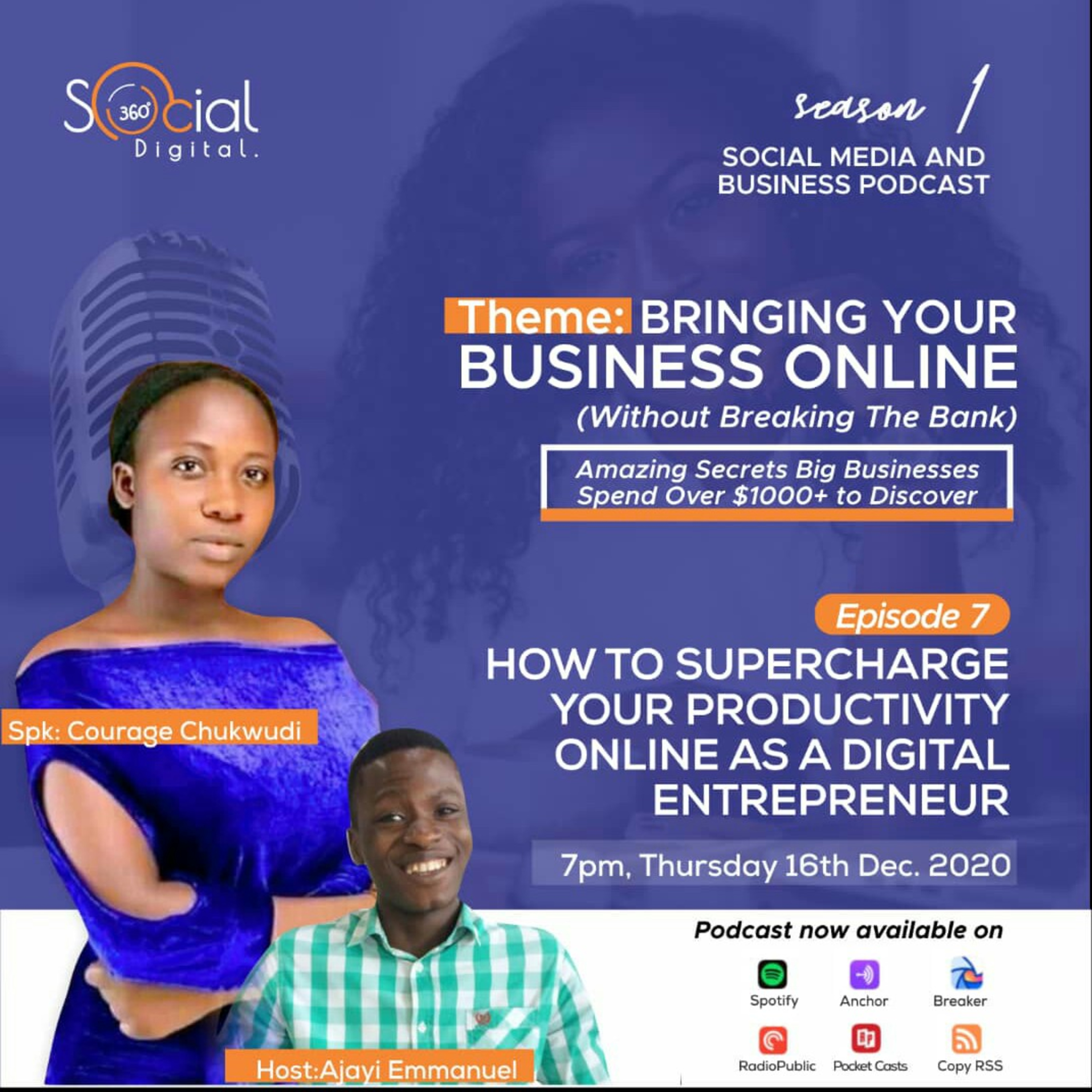 Social Media And Business Podcast W/Ajayi Emmanuel