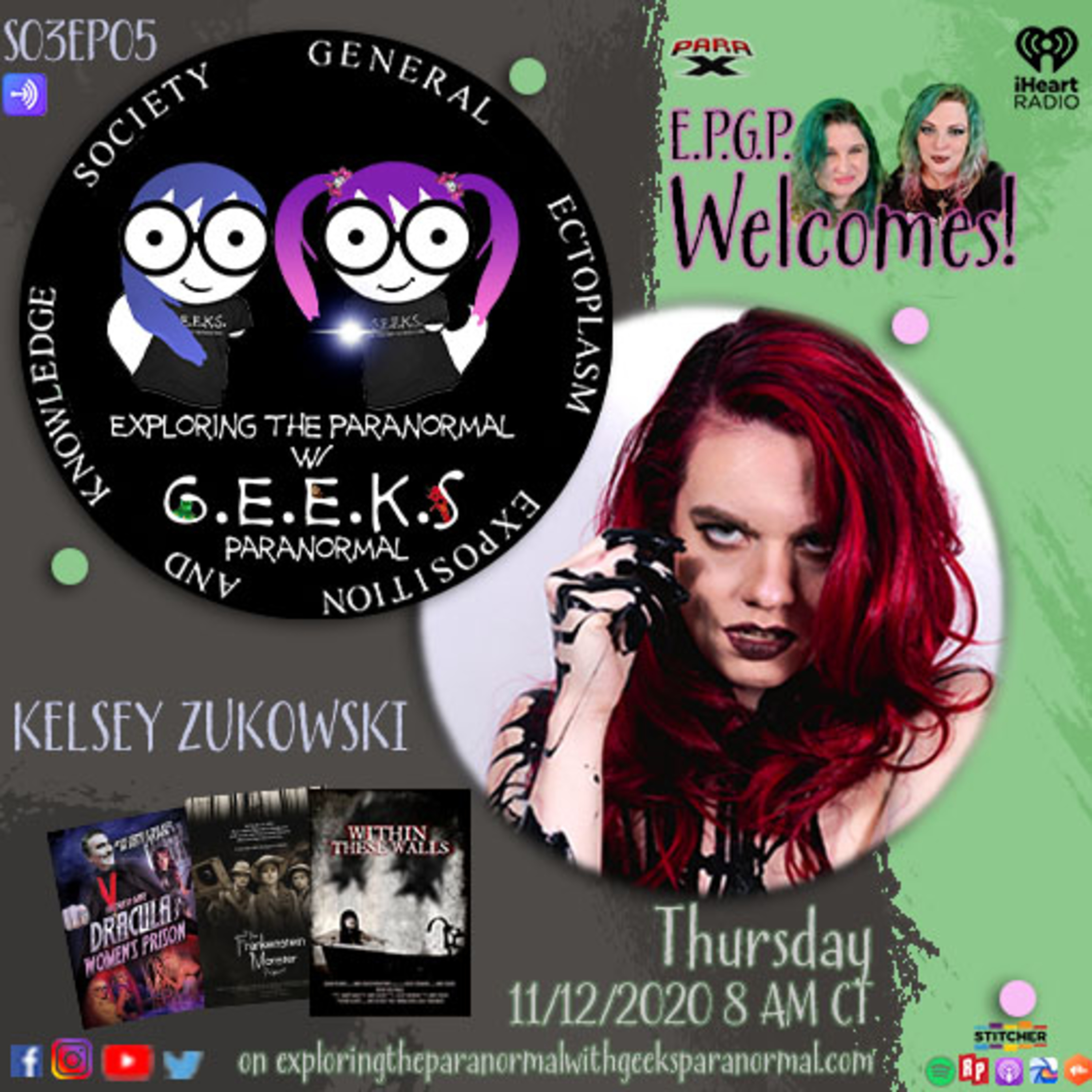 S03 EP05 Part 1 Kelsey Zukowkski Horror Actress and Macabre Model