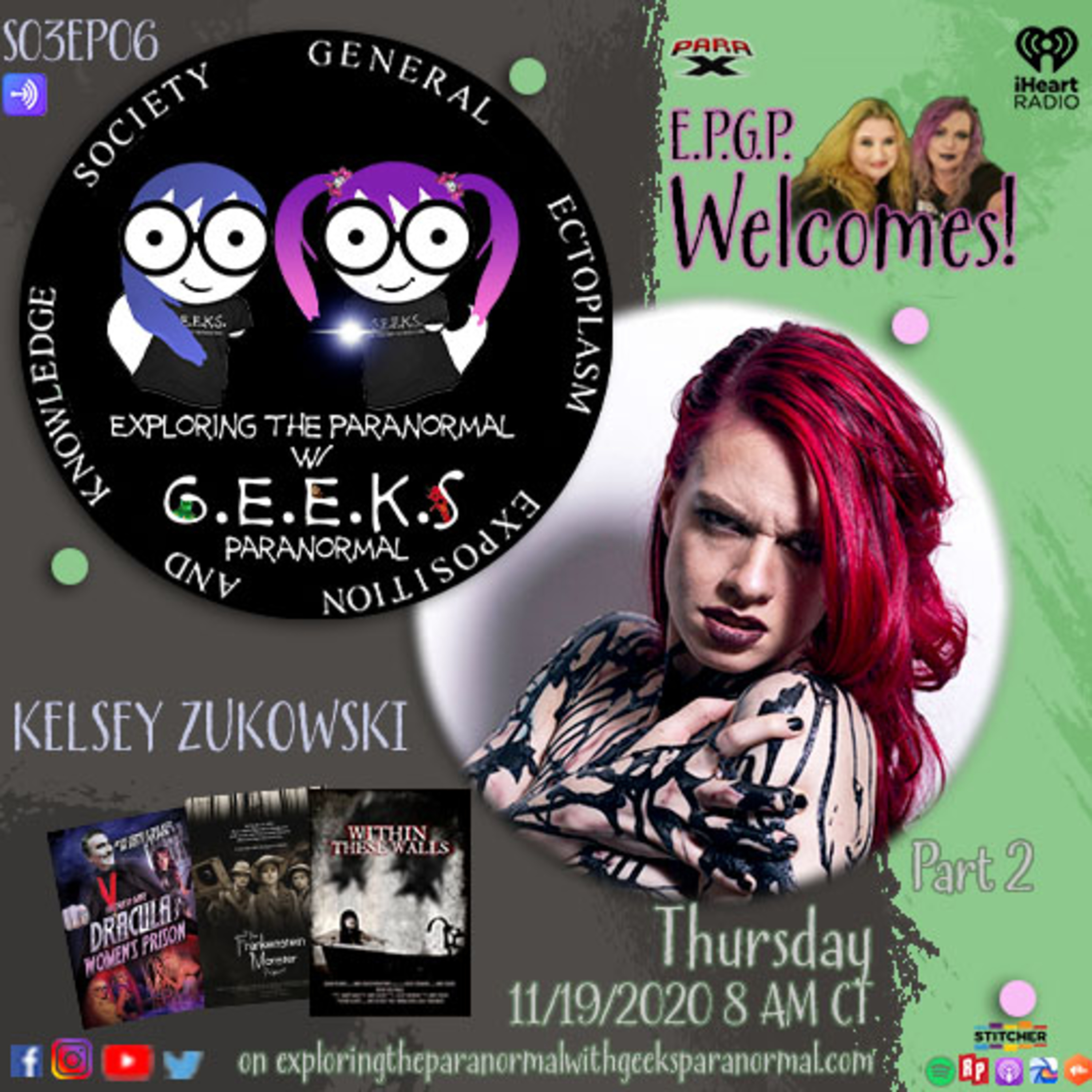 S03 EP06 Part 2 Kelsey Zukowski Horror Actress and Macabre Model