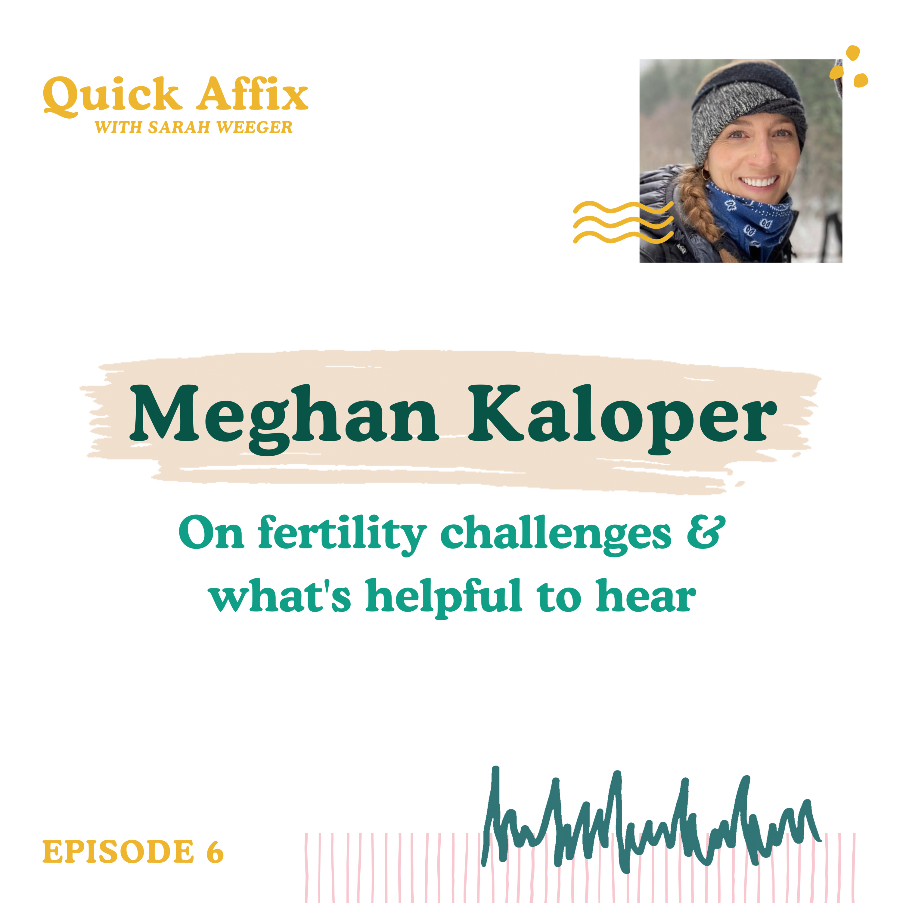 Quick Affix with Sarah Weeger