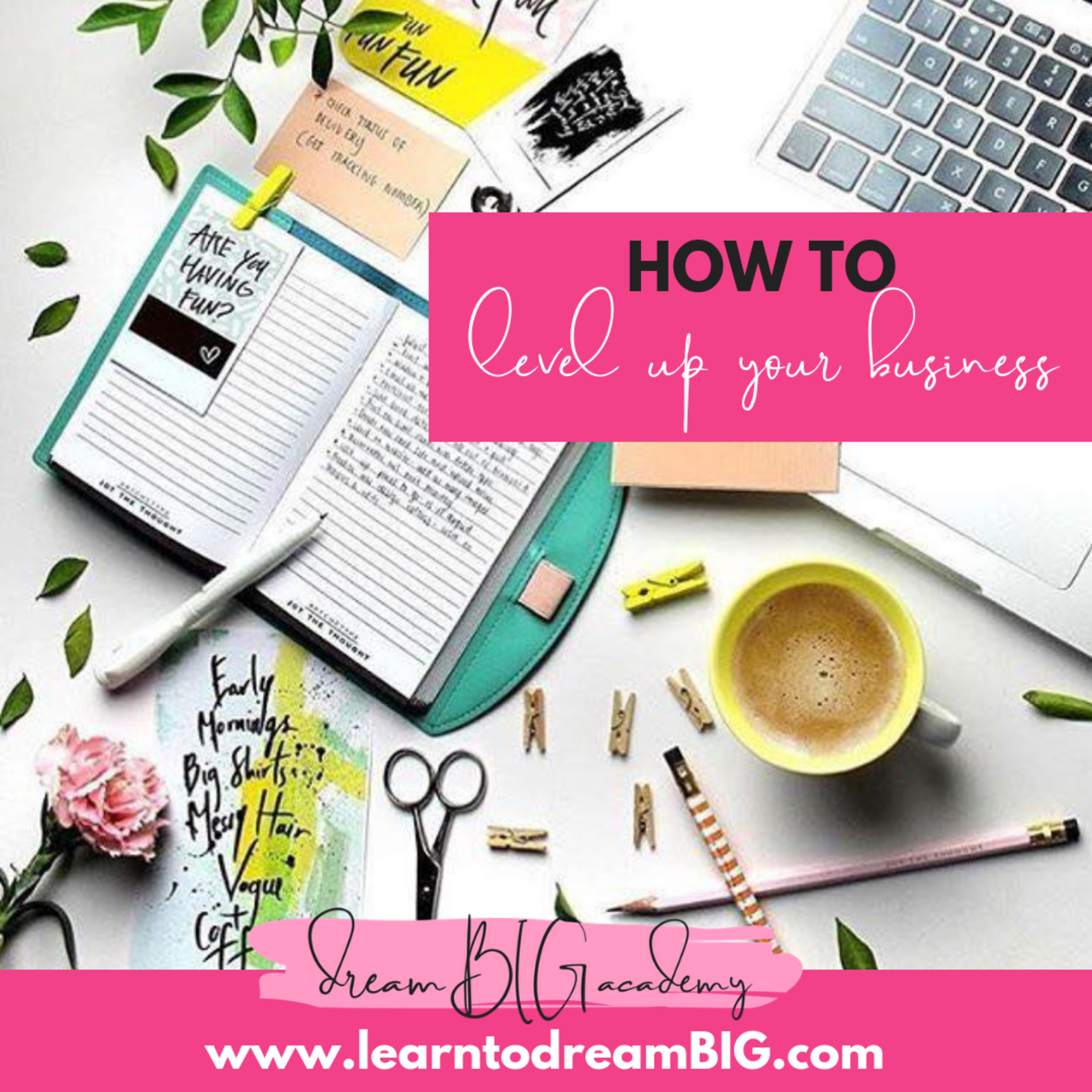 HOW TO LEVEL UP YOUR BUSINESS episode artwork