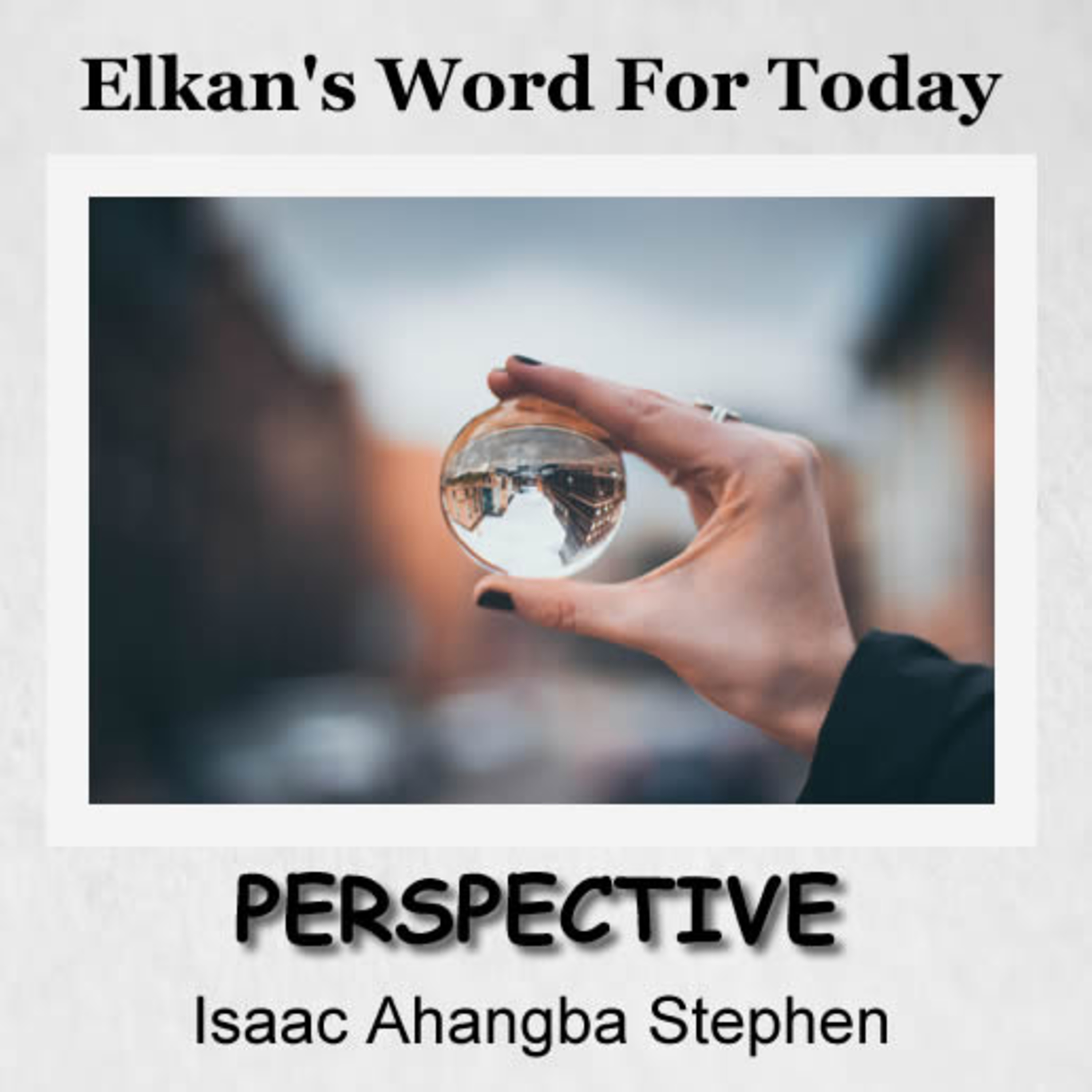 Elkan\'s Word For Today