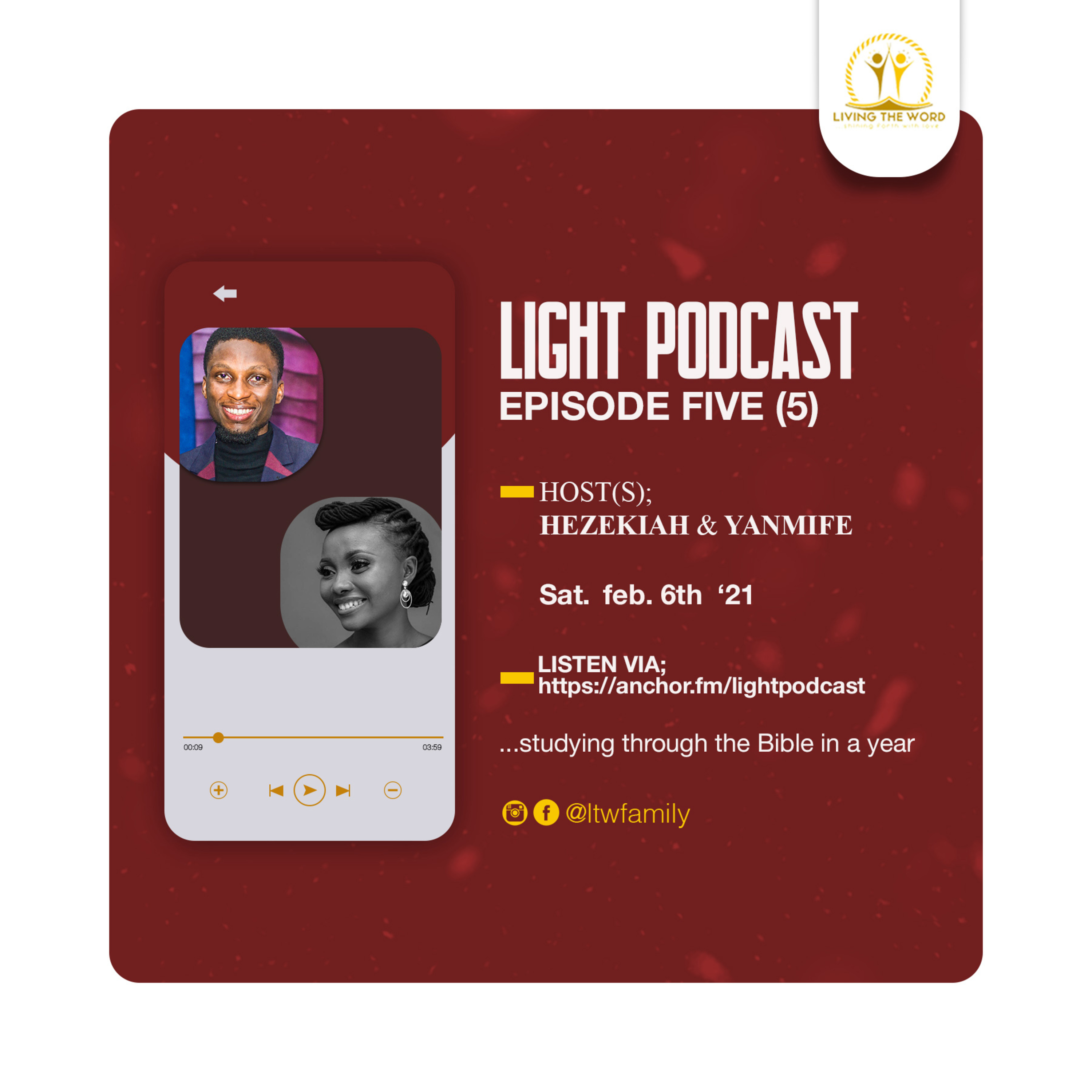 Bible Reading Week 5 with Minstrel Yanmife episode artwork