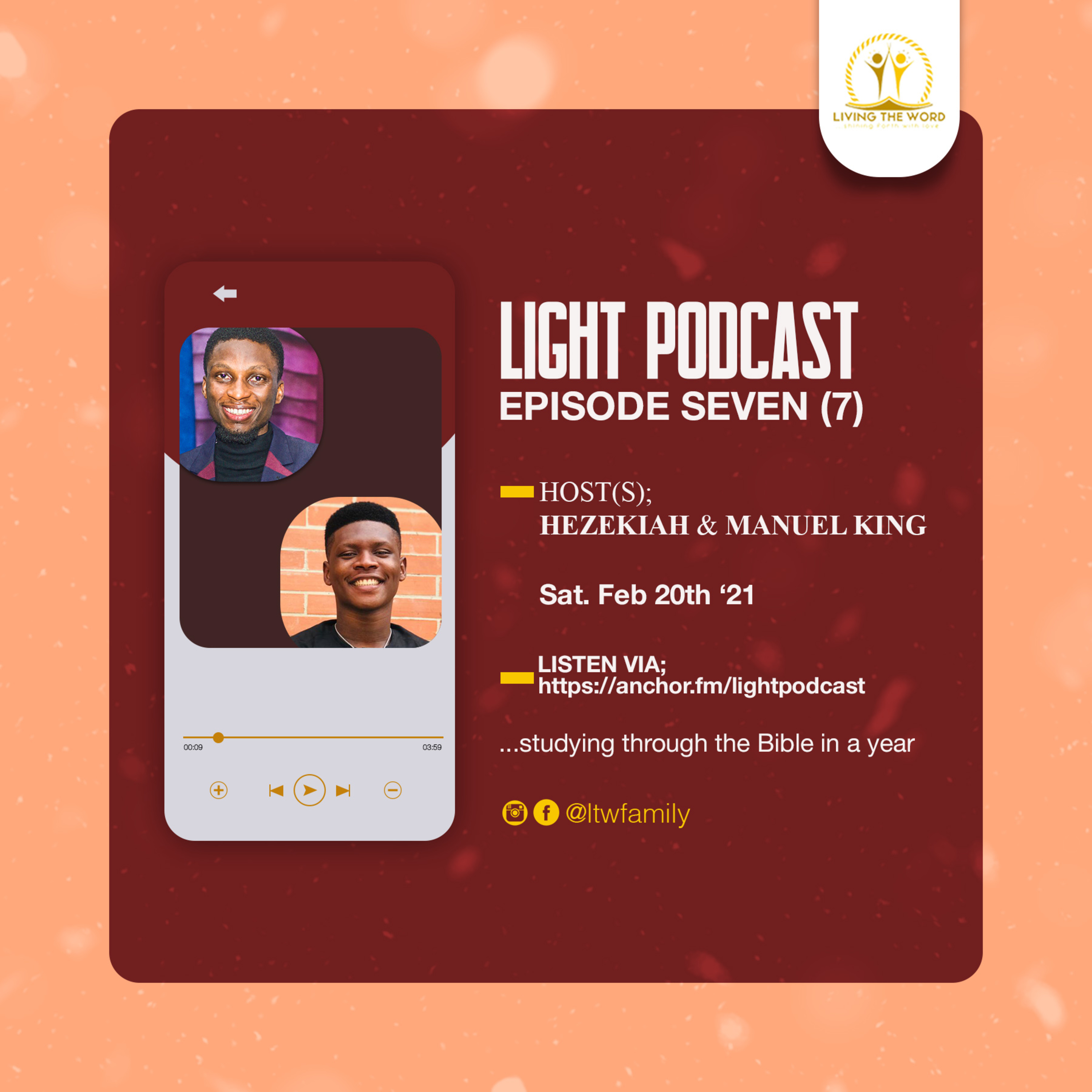 Bible Reading Week 7 with Manuel King episode artwork