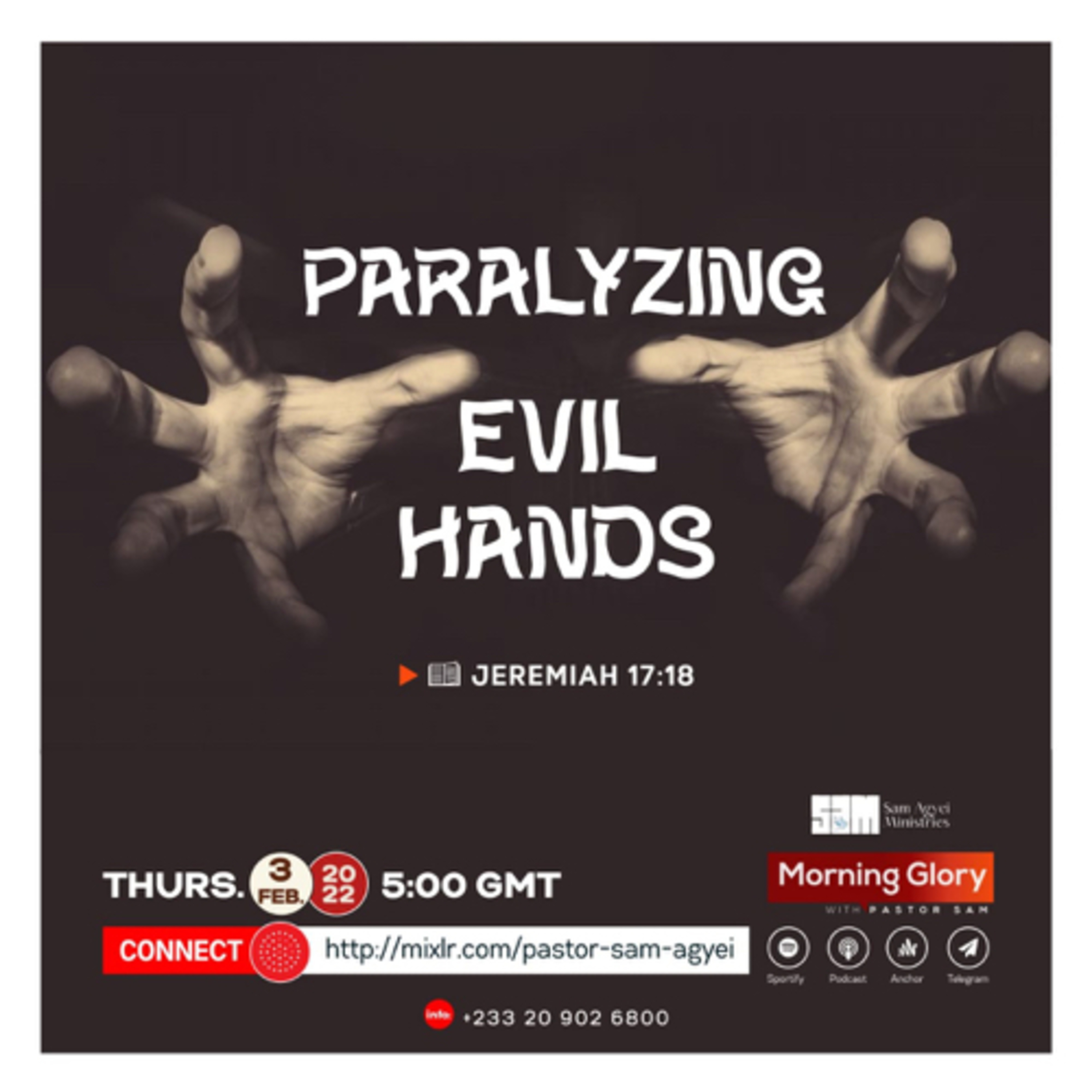 PARALYZING EVIL HANDS  episode artwork