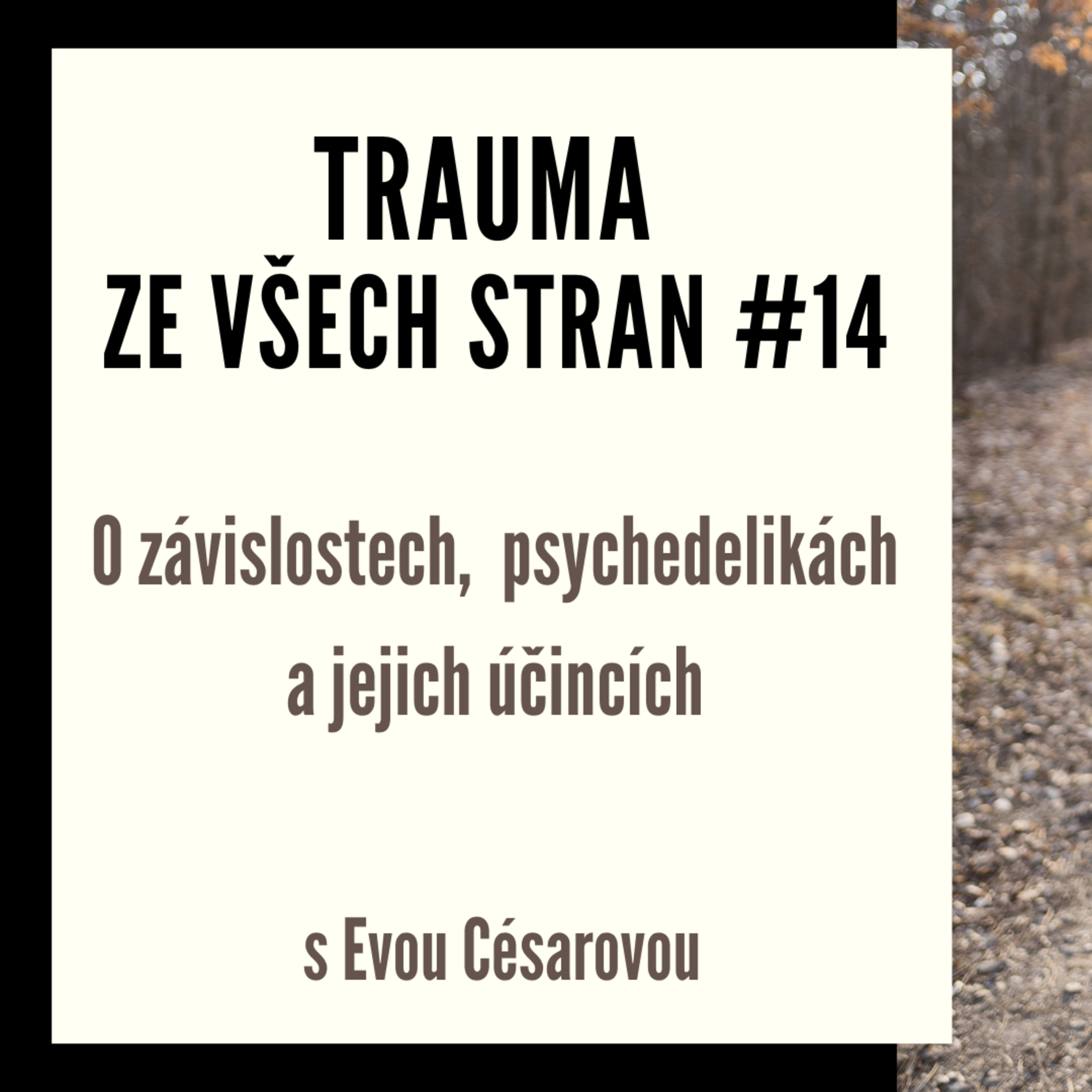 Trauma ze všech stran #14 - O závislostech, psychedelikách a jejich účincích s Evou Césarovou episode artwork