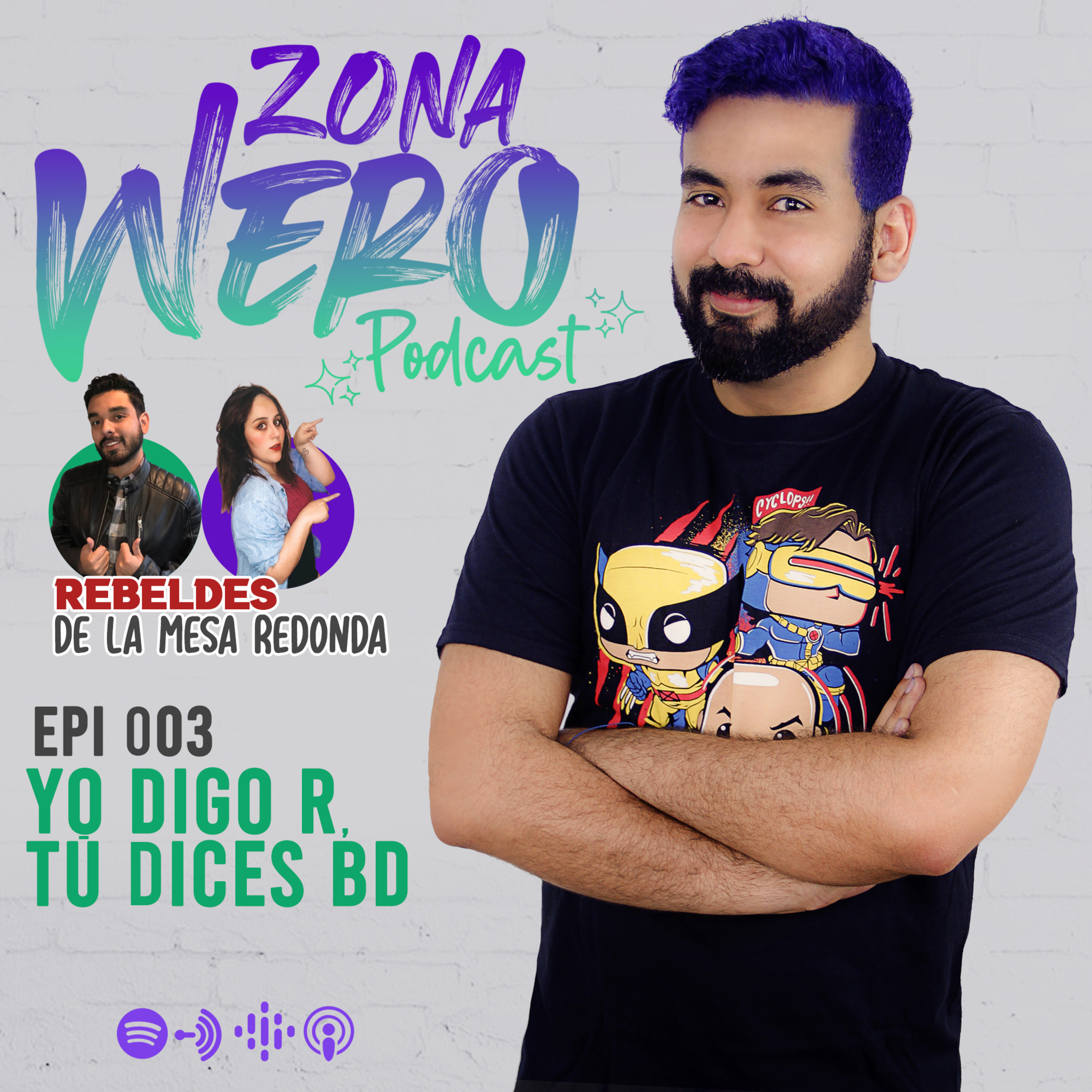 EPI 003 | ¡YO DIGO R! TÚ DICES BD | REBELDES DE LA MESA REDONDA  episode artwork