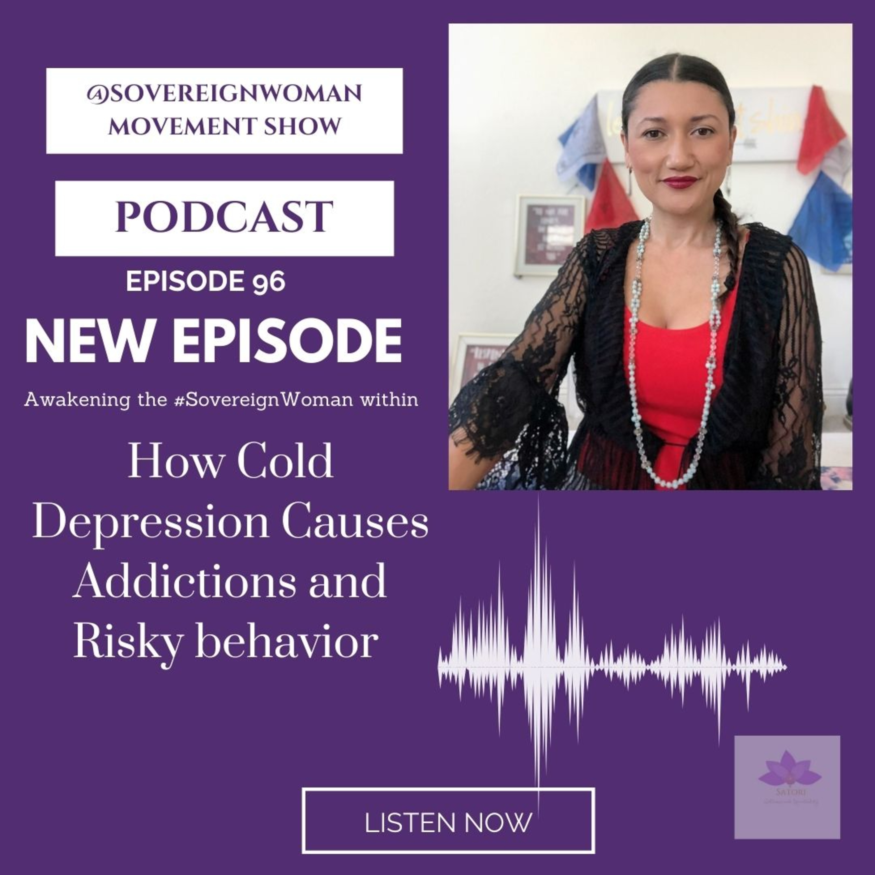 How Cold Depression Causes Risky Behavior and Addiction EP96 episode artwork