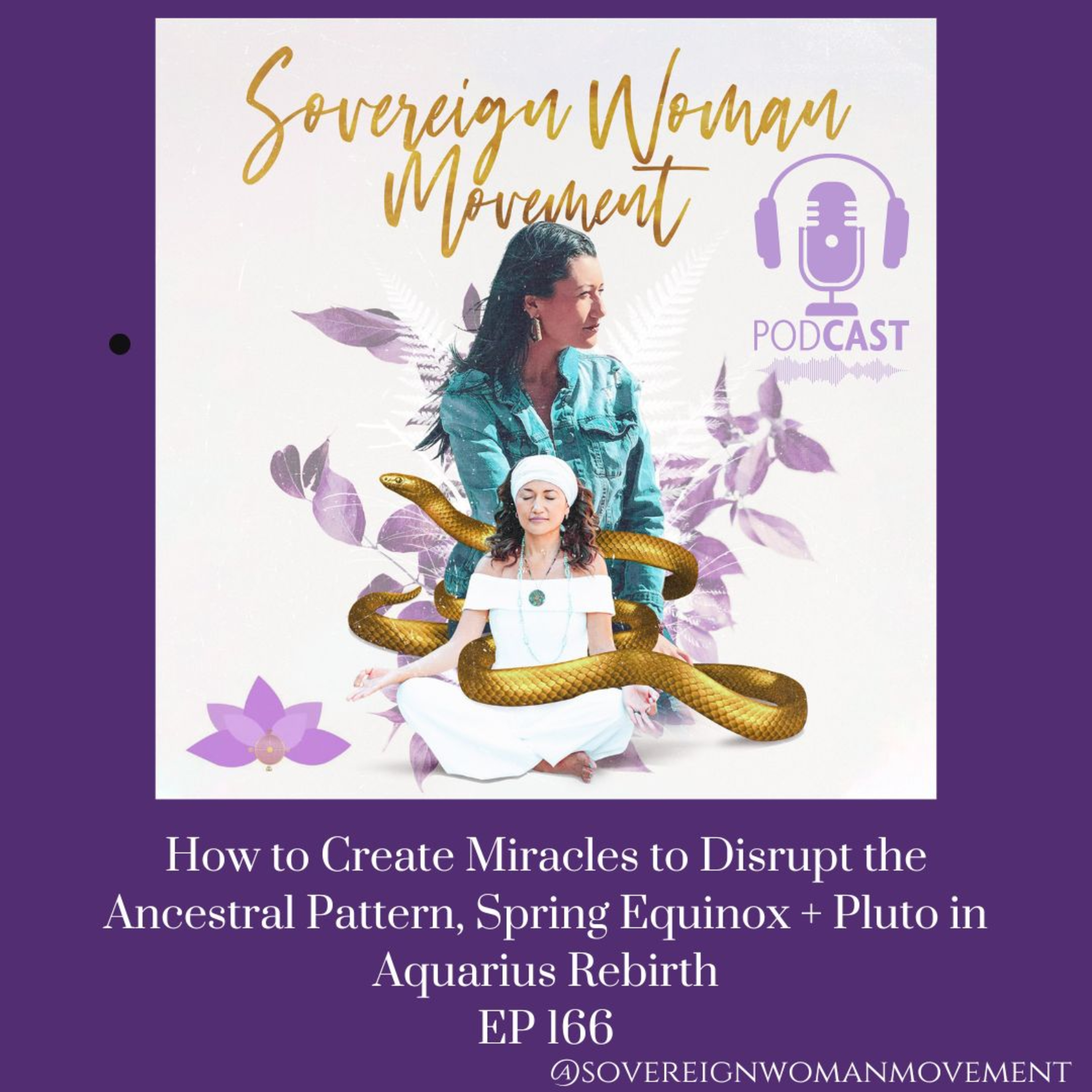 How to Create Miracles to Disrupt the Ancestral Pattern, Spring Equinox + Pluto in Aquarius Rebirth Ep 166 episode artwork