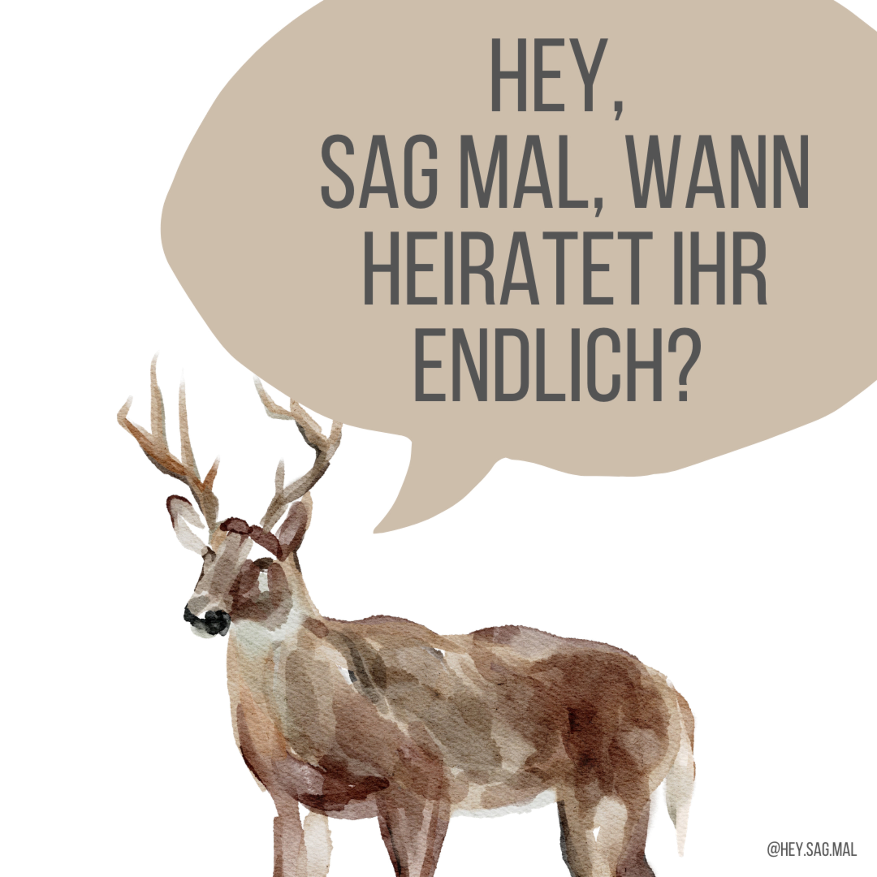 Hey, sag mal...