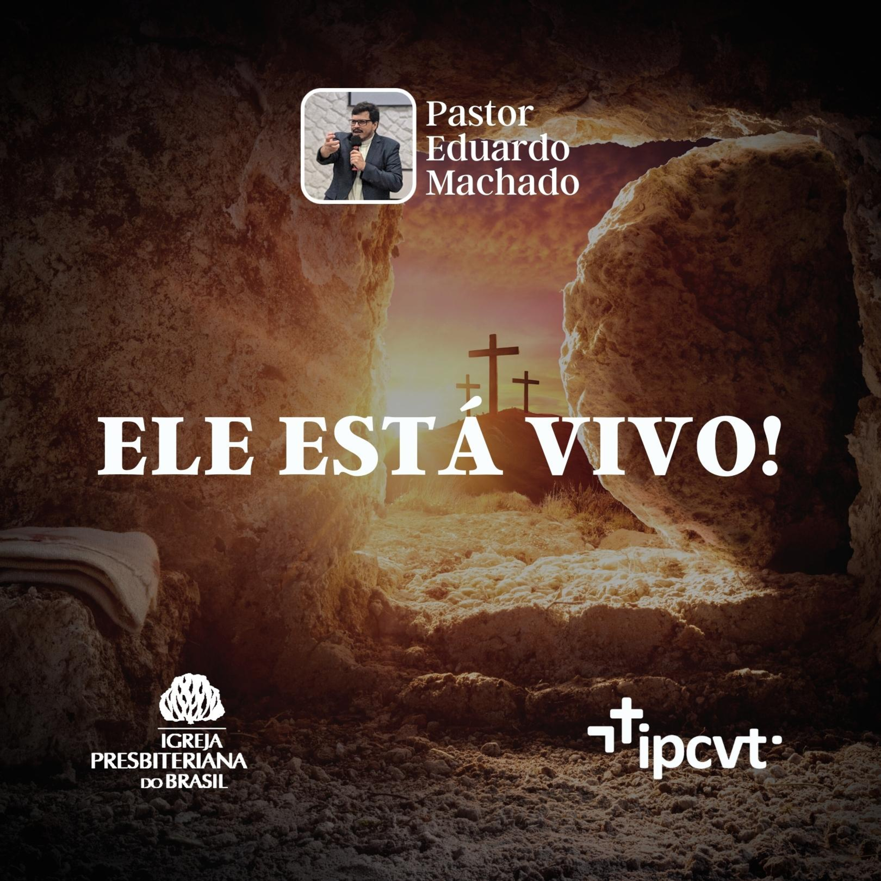 ELE ESTÁ VIVO! | Pr. Eduardo Machado | Culto de 17/04/2022 episode artwork