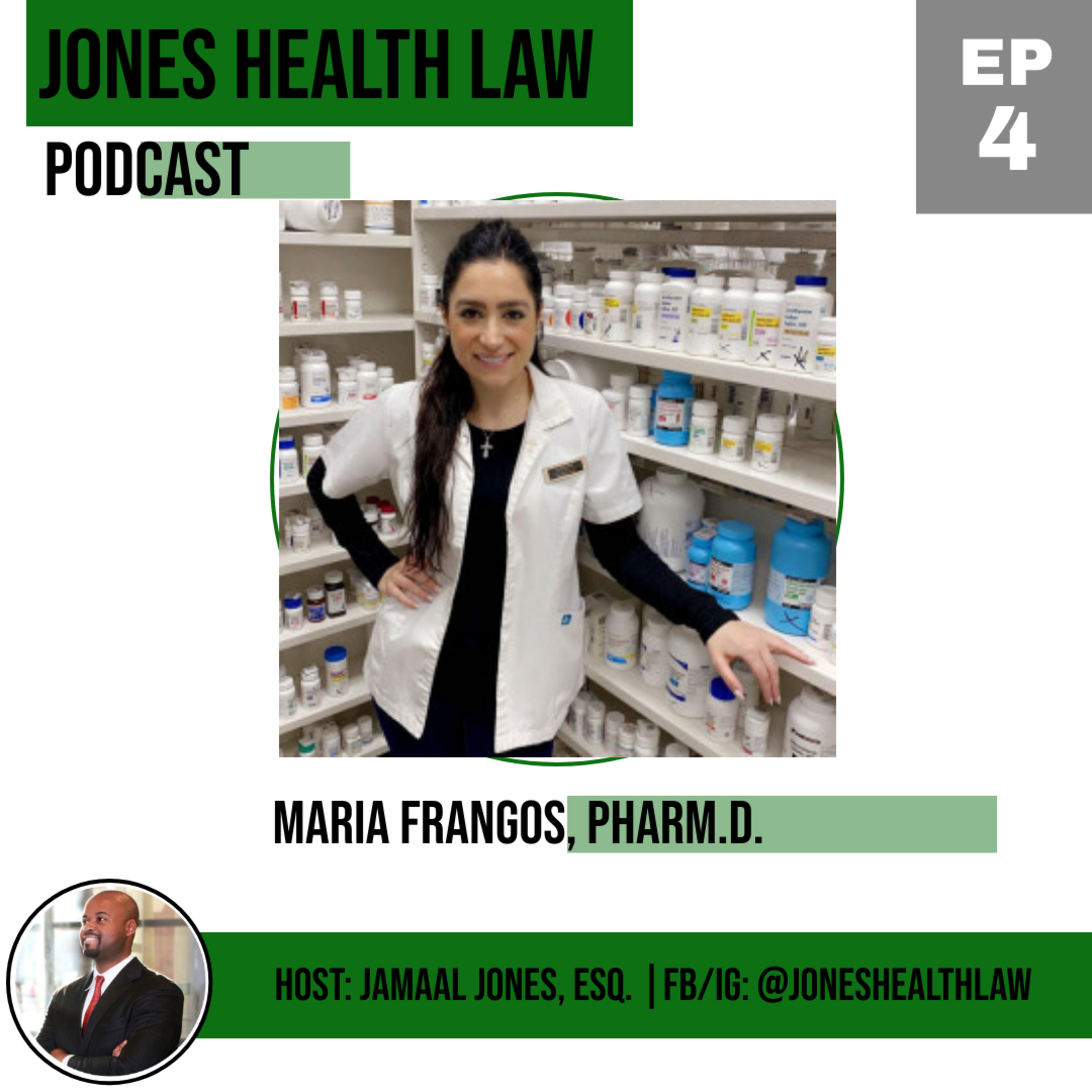 WOMEN IN HEALTHCARE: A Dose of Reality with Pharmacist Maria Frangos episode artwork
