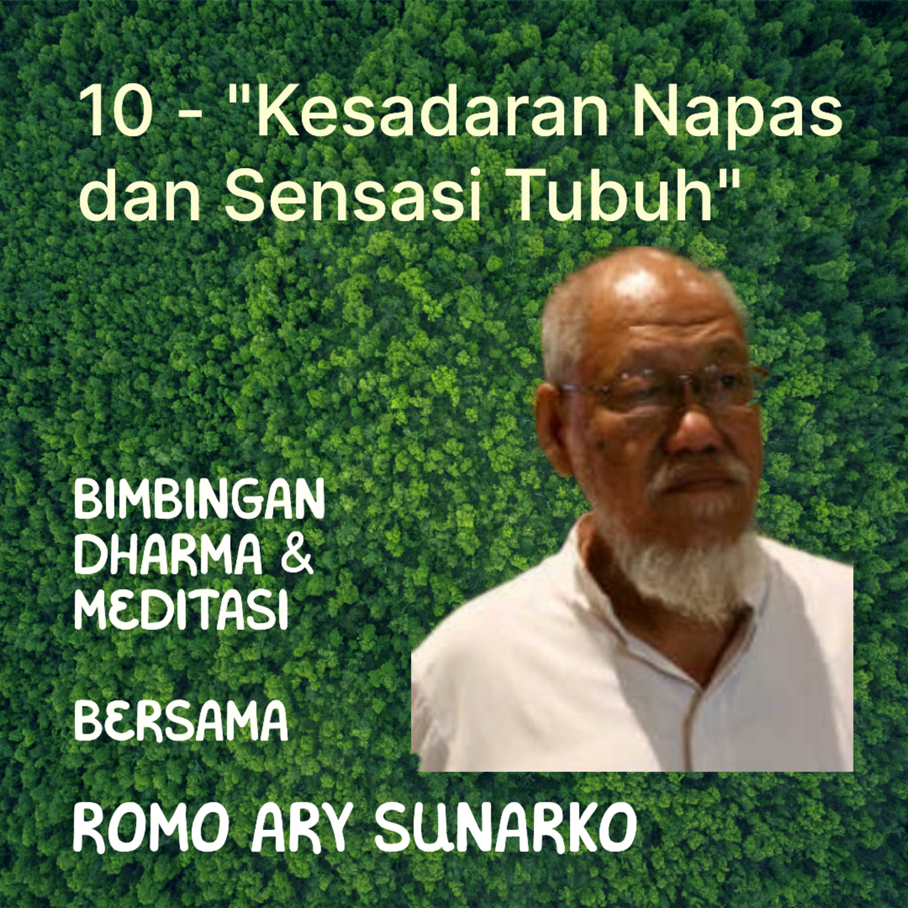 MEDITASI 10 - "Kesadaran Napas dan Sensasi Tubuh" bersama Romo ARY SUNARKO episode artwork