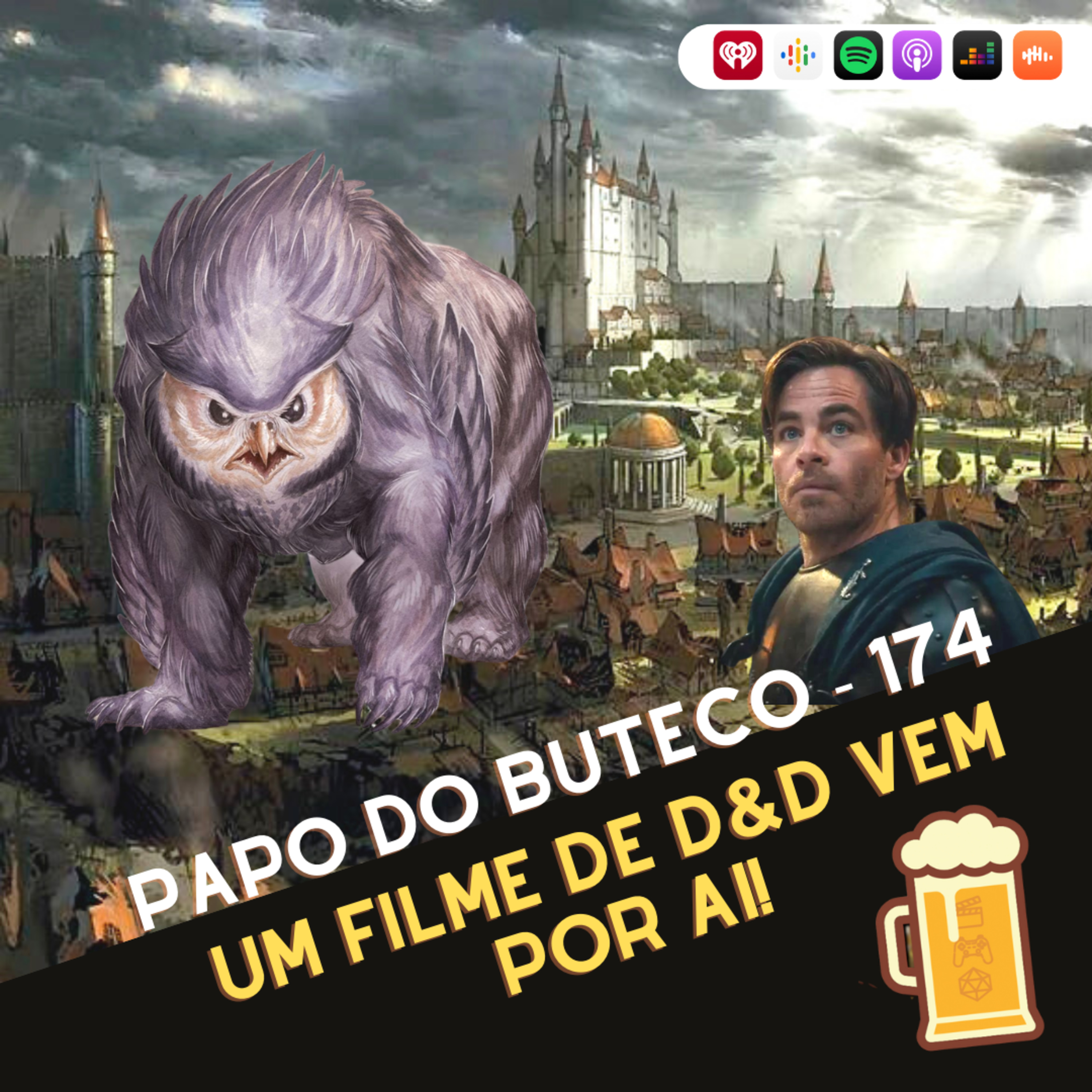 Papo do Buteco EP 174 - Um filme de D&D vem por ai! episode artwork