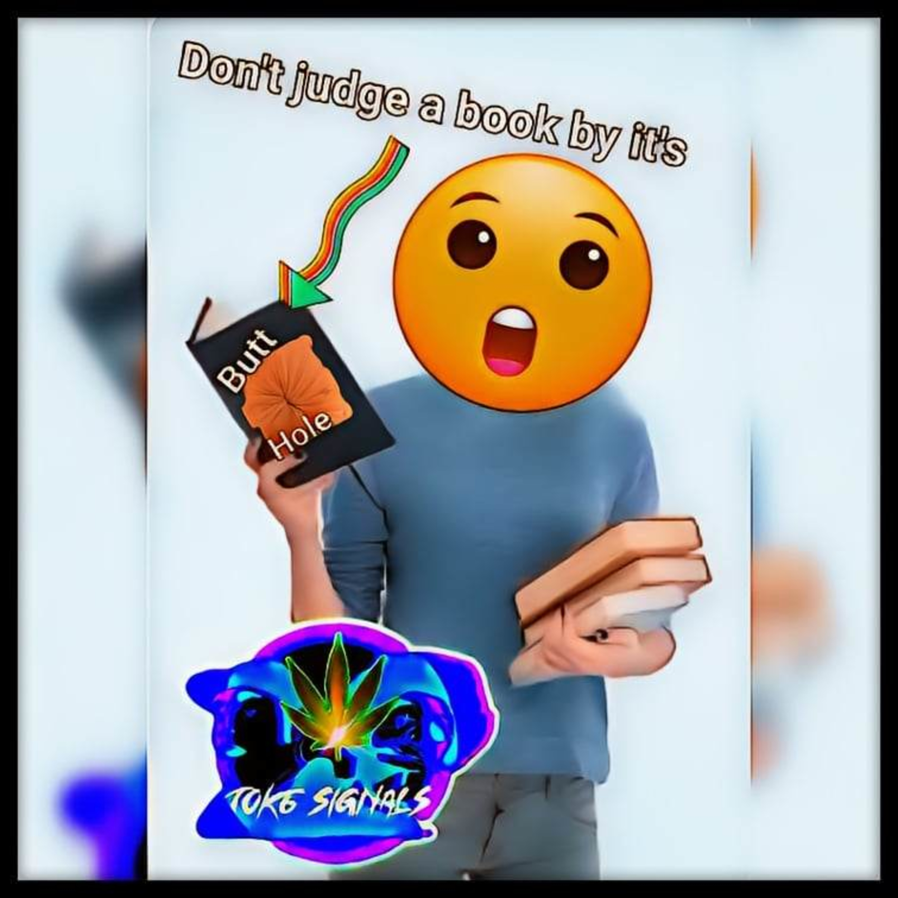 Don't judge a book by its butth*le episode artwork