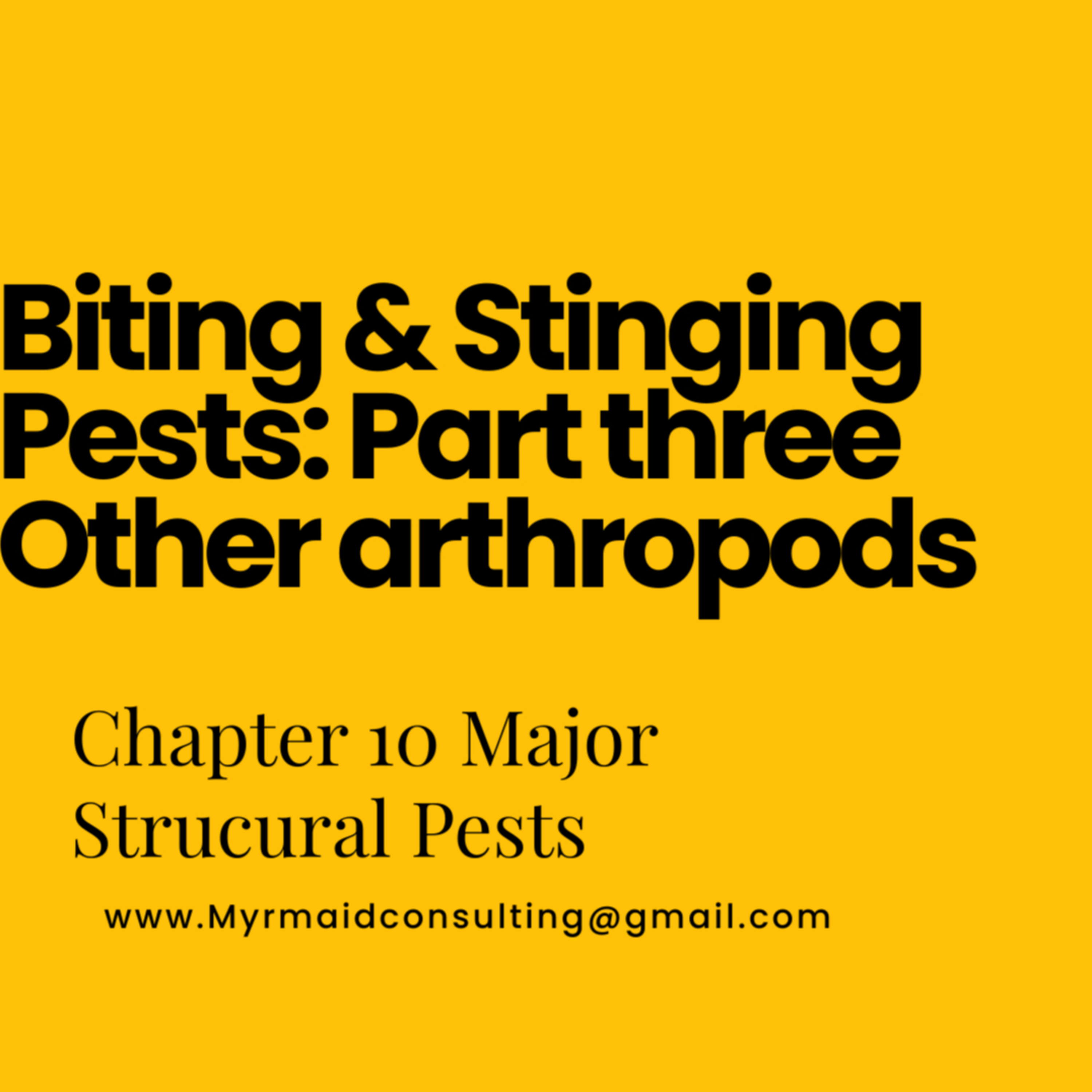Biting and Stinging Pests: Related Arthropods and Lice episode artwork