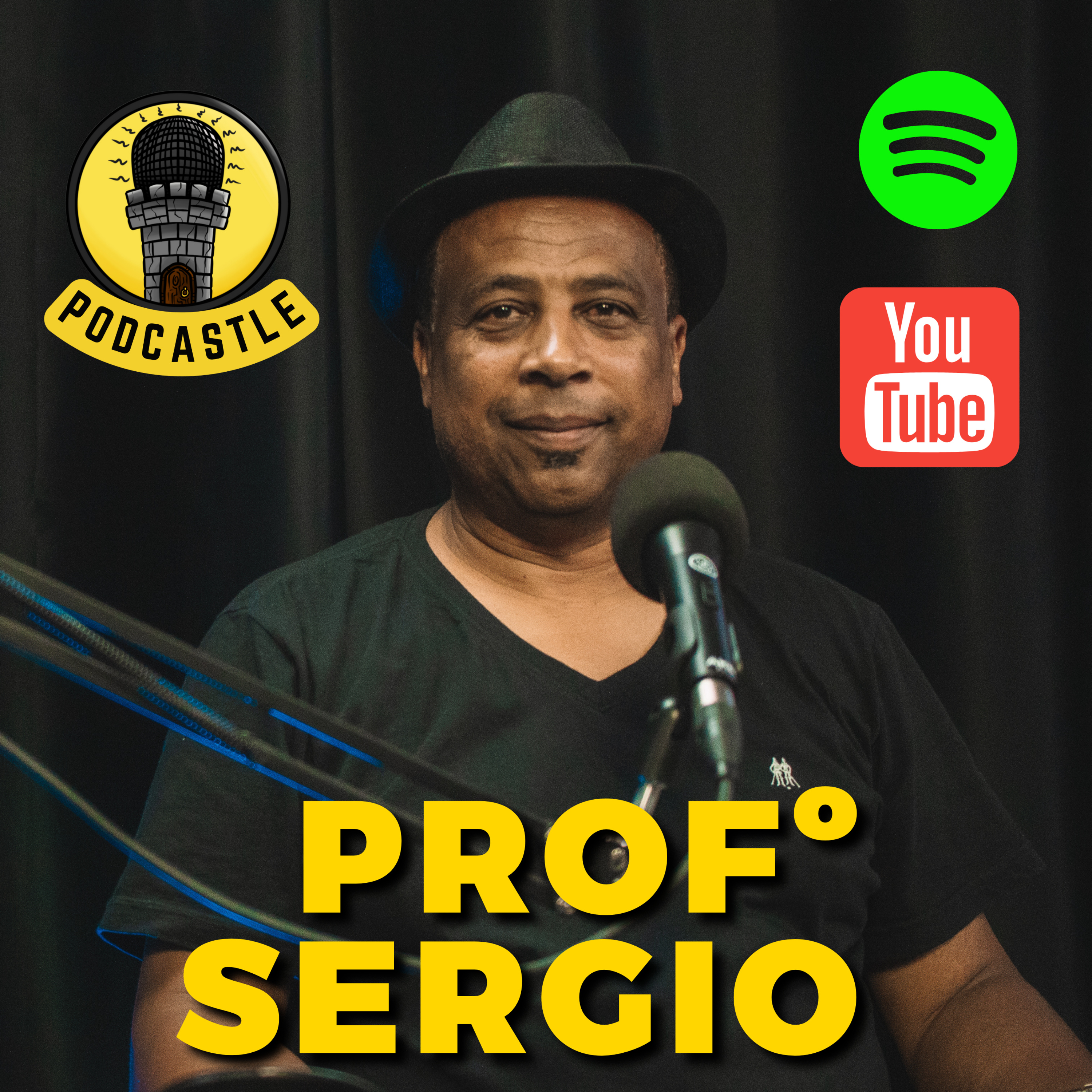 #33 PROFESSOR SÉRGIO NO PODCASTLE episode artwork