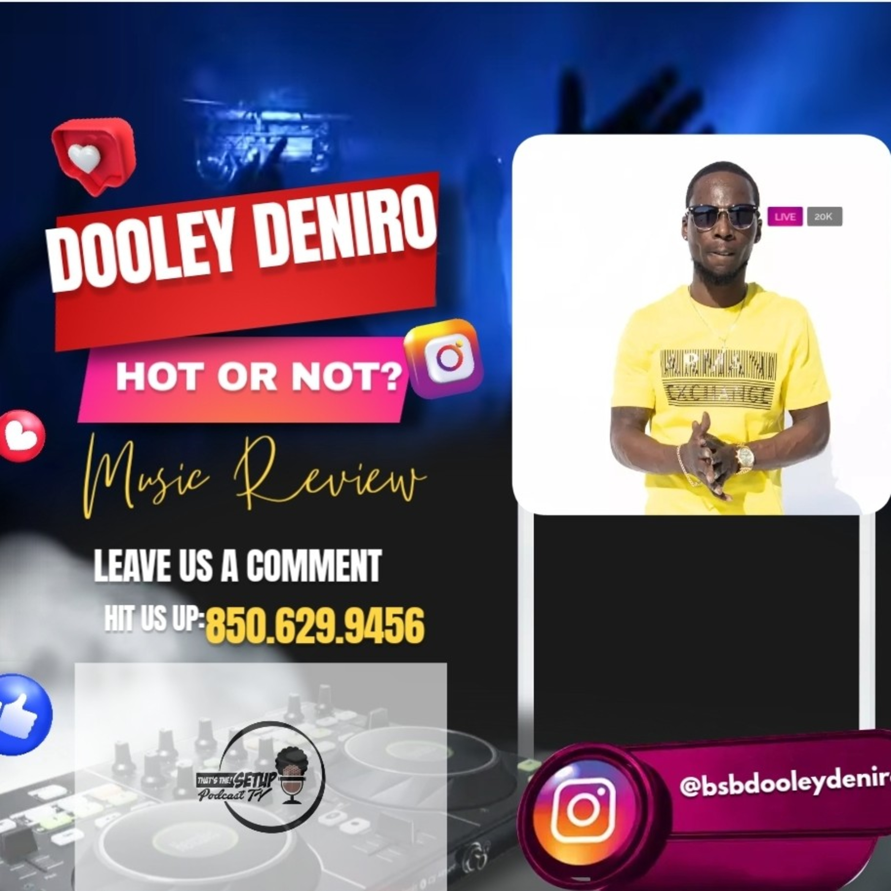 TT!S E86 Hot Or Not? Music Review follow us @thesetuppodcasttv #ttsnewssherikaduncan.com  episode artwork