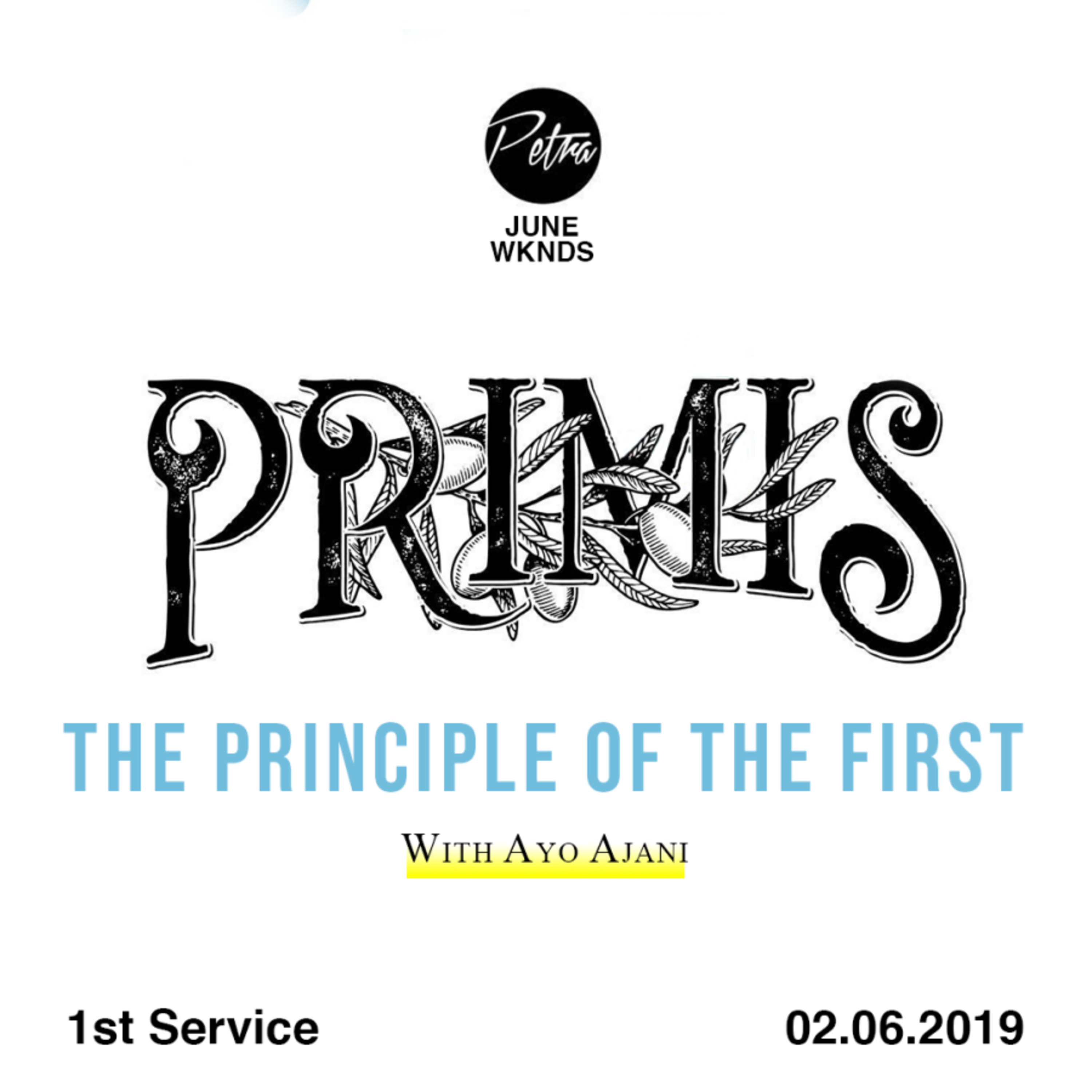 Primis I - The Principle of The First - 1st Service episode artwork
