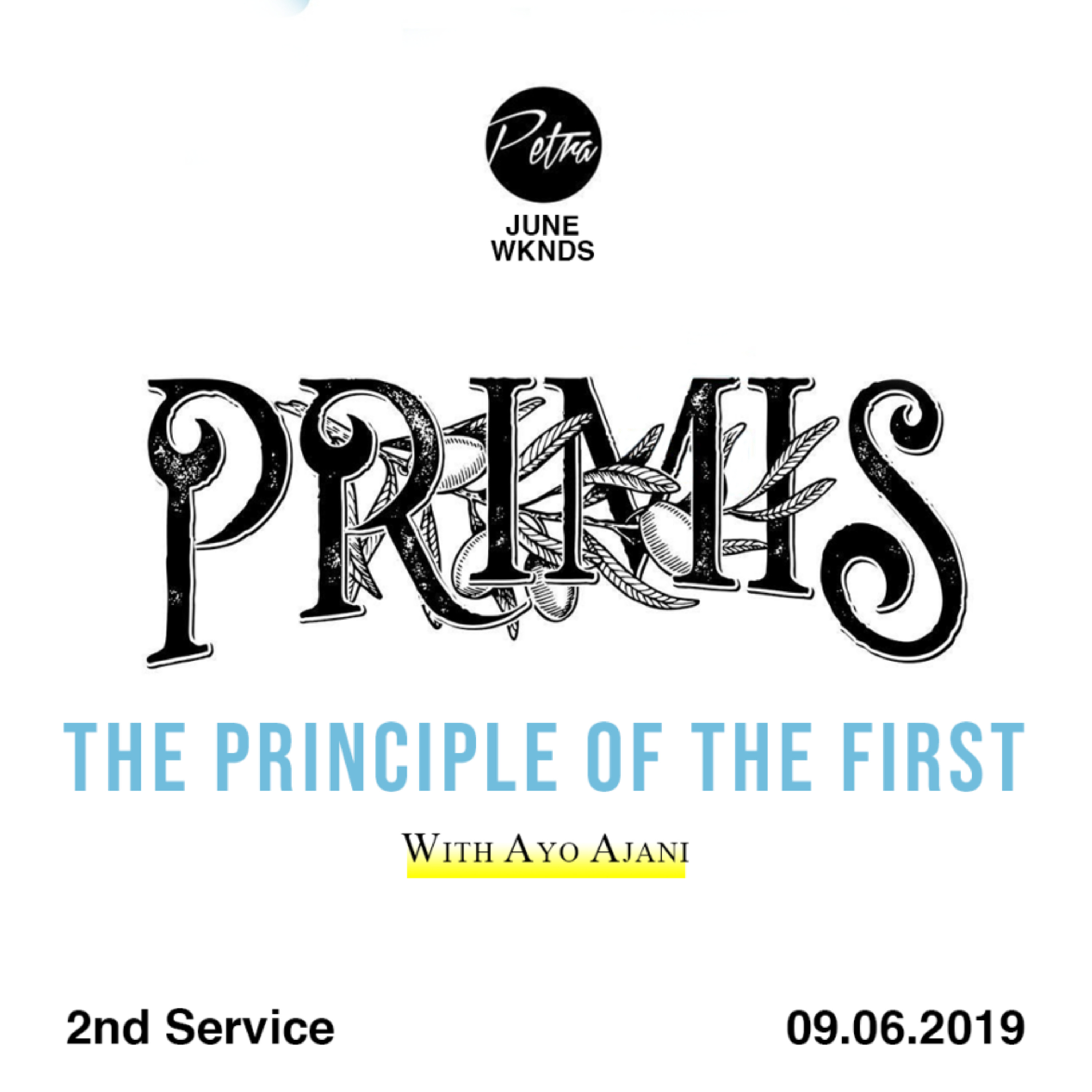  Primis II - The Principle of The First - 1st Service episode artwork