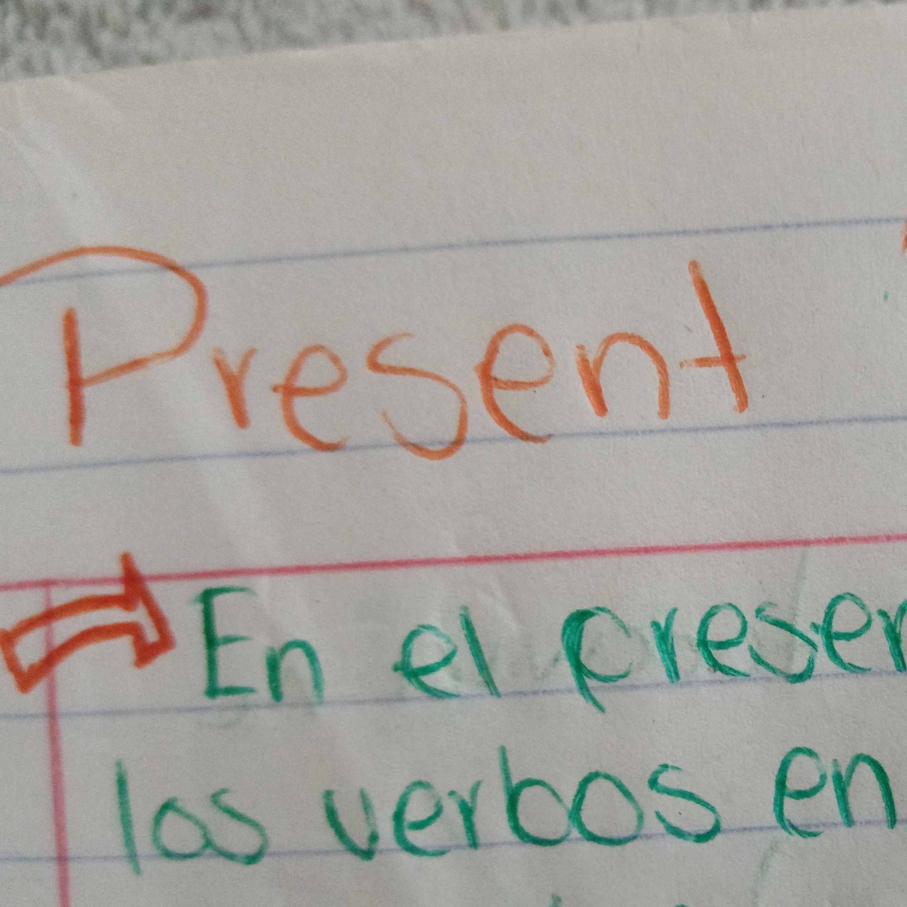 Narración del escrito