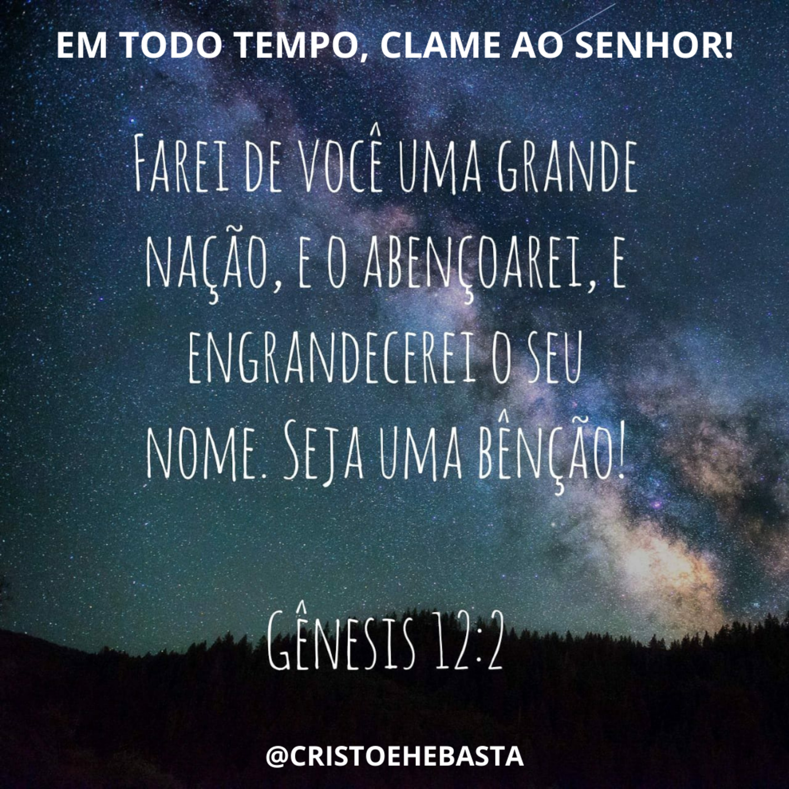 CRISTO É, E BASTA!