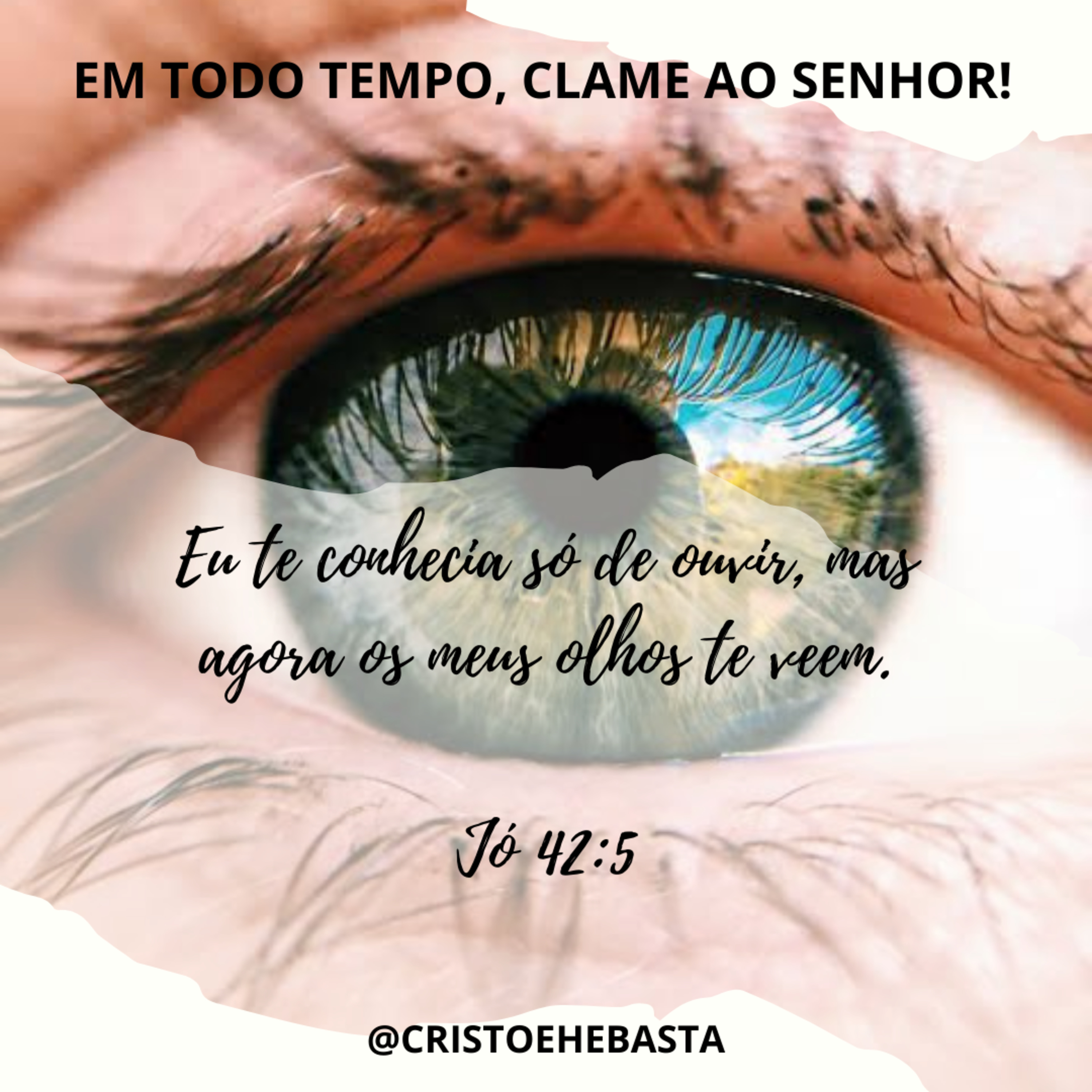CRISTO É, E BASTA!