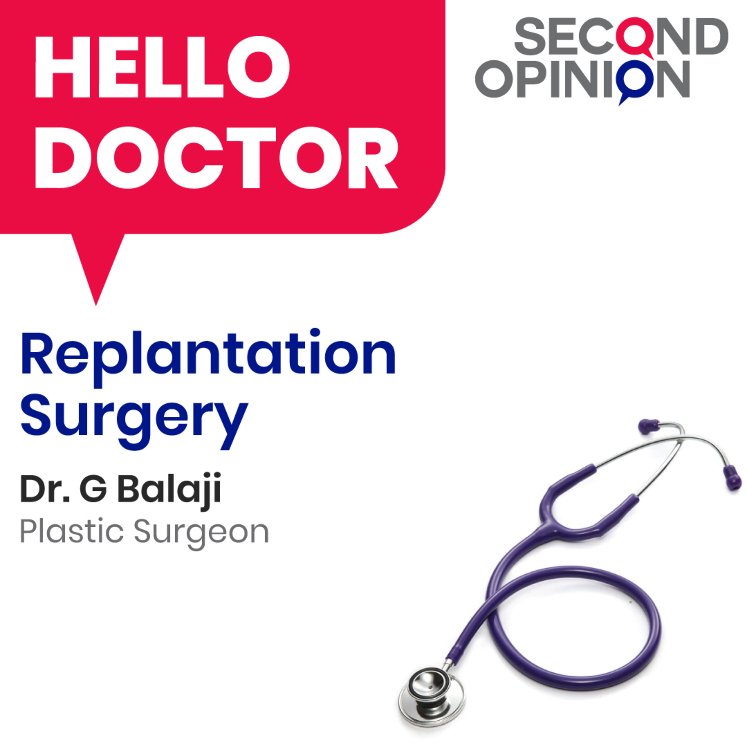 Replantation Surgery Explained - Dr. G Balaji - Tamil