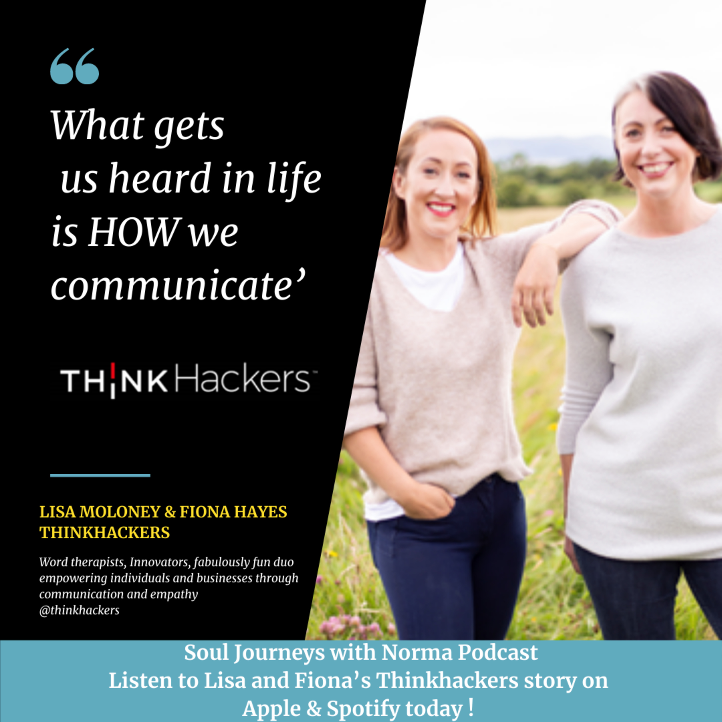 Soul Journey interview with ThinkHackers - Lisa Moloney & Fiona Hayes episode artwork