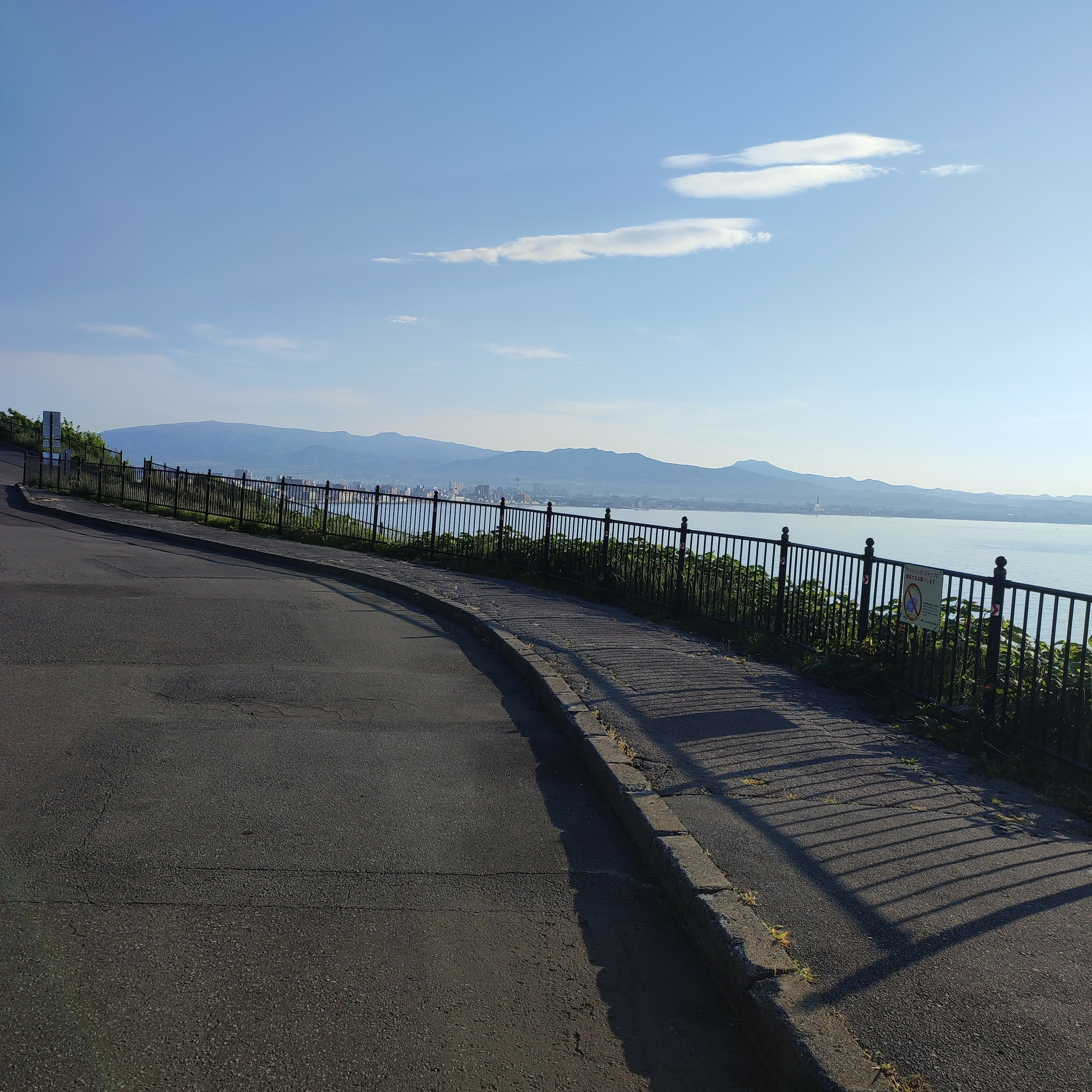 わたしの好きな長万部の海岸を見ながらお話しします