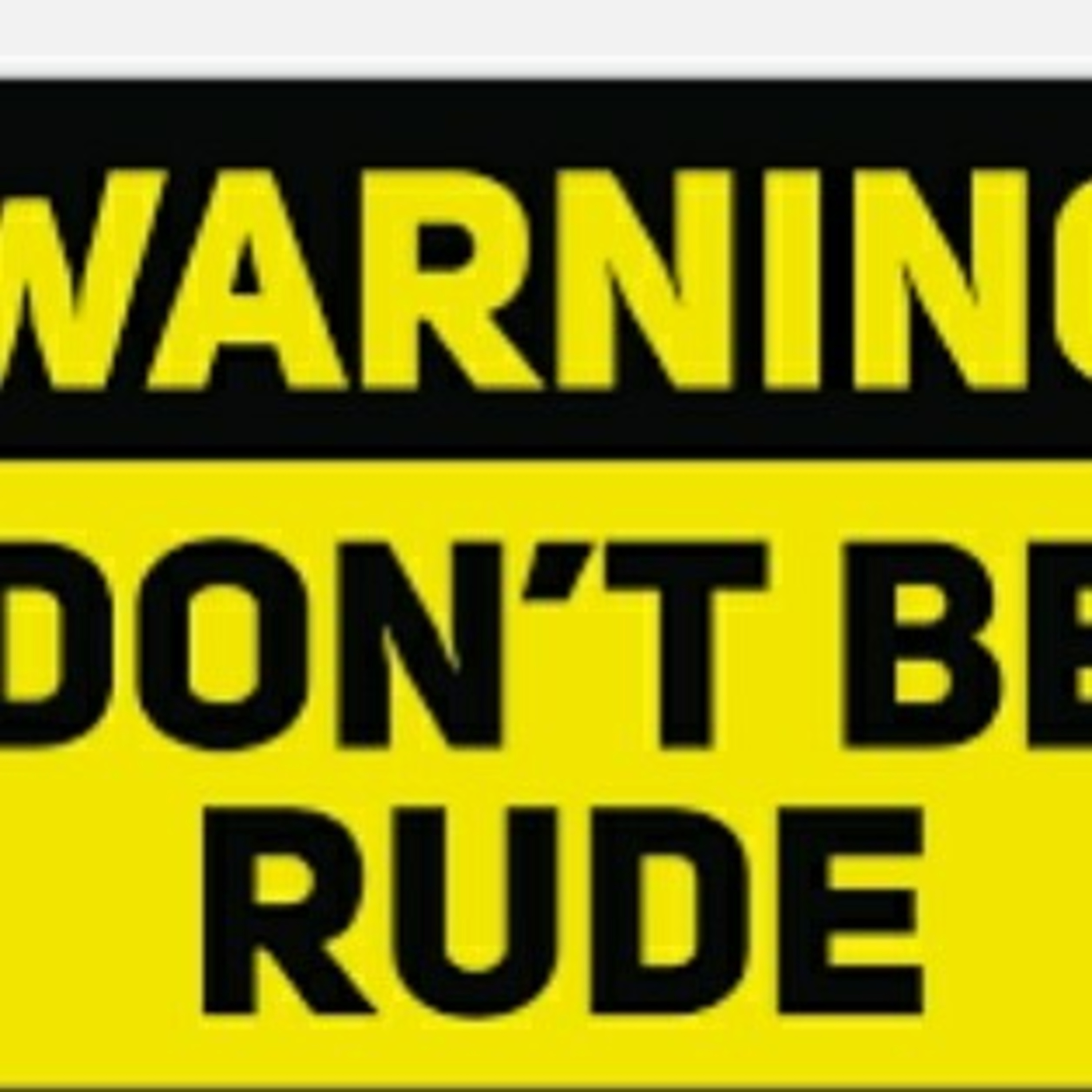 Dont be rude episode artwork