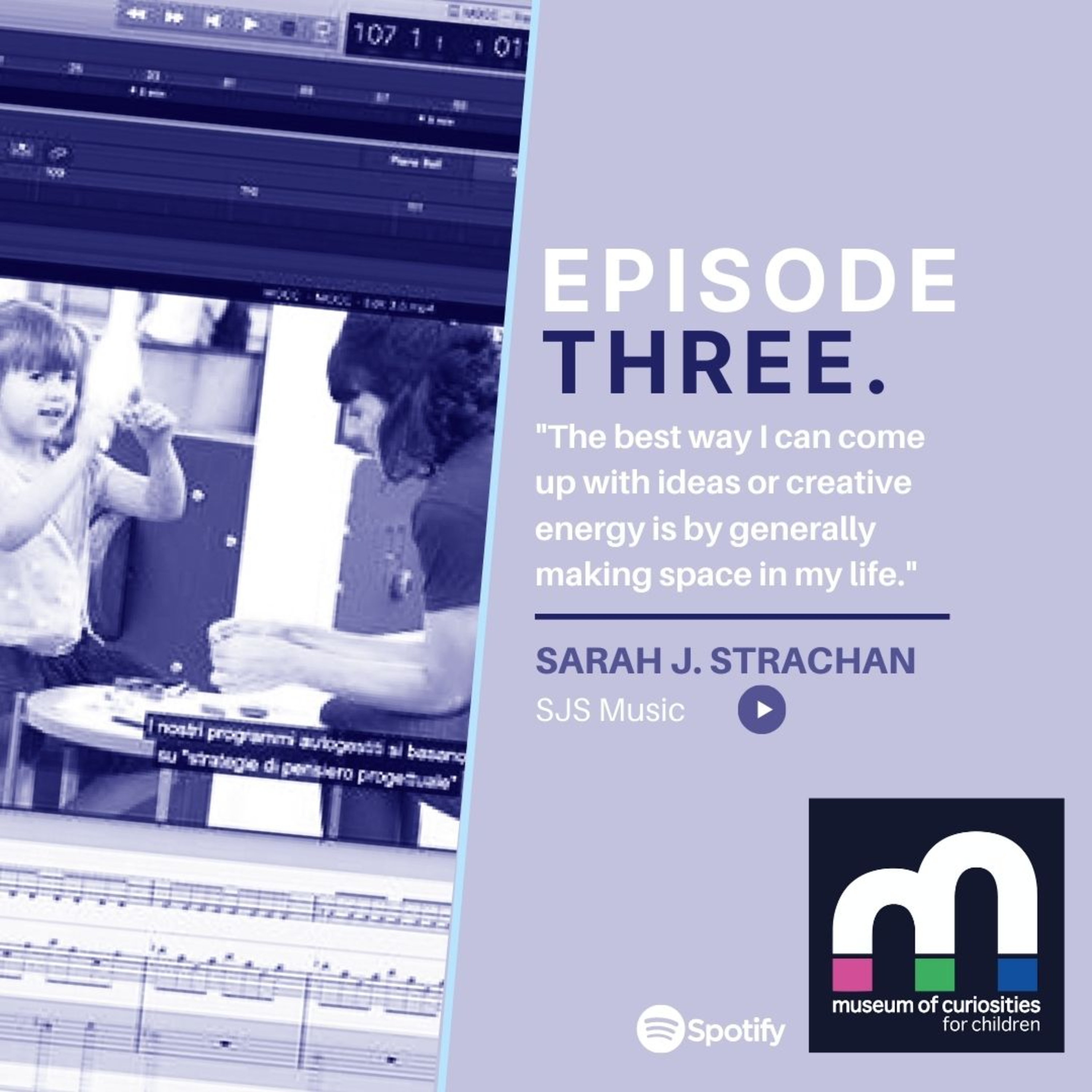 Episode 3, Interview with Sarah J. Strachan episode artwork